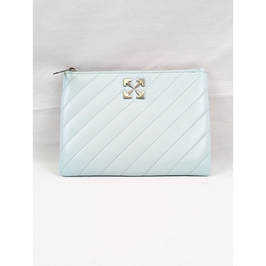 Off-White o1rshd1 DUP Size: OS / Jack Hammer Flat Pouch in Light Blue Size ONE SIZE - 1 Thumbnail