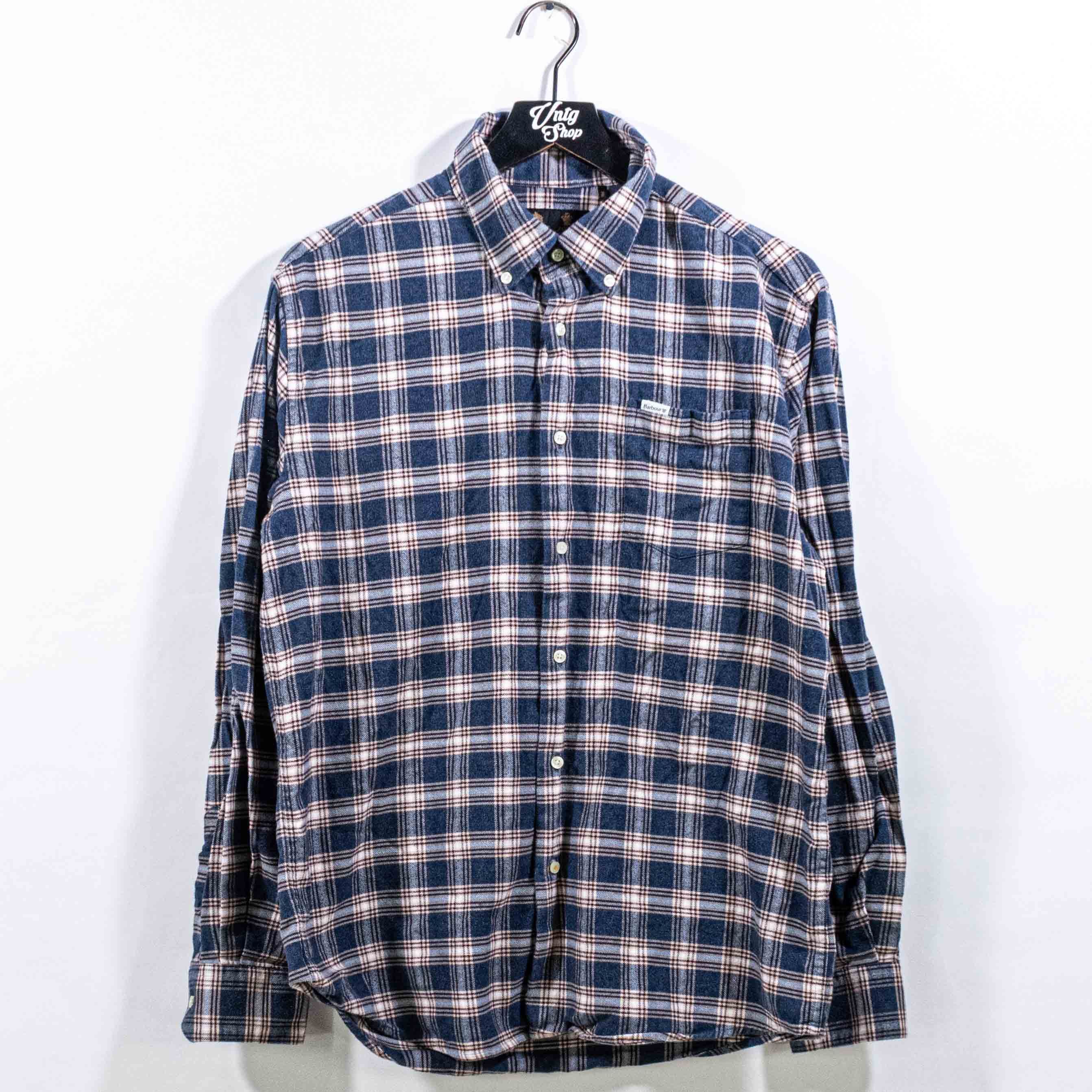 Barbour Barbour Flannel Button Down Shirt Medium Y2K Skate Grunge Size US M / EU 48-50 / 2 - 1 Thumbnail