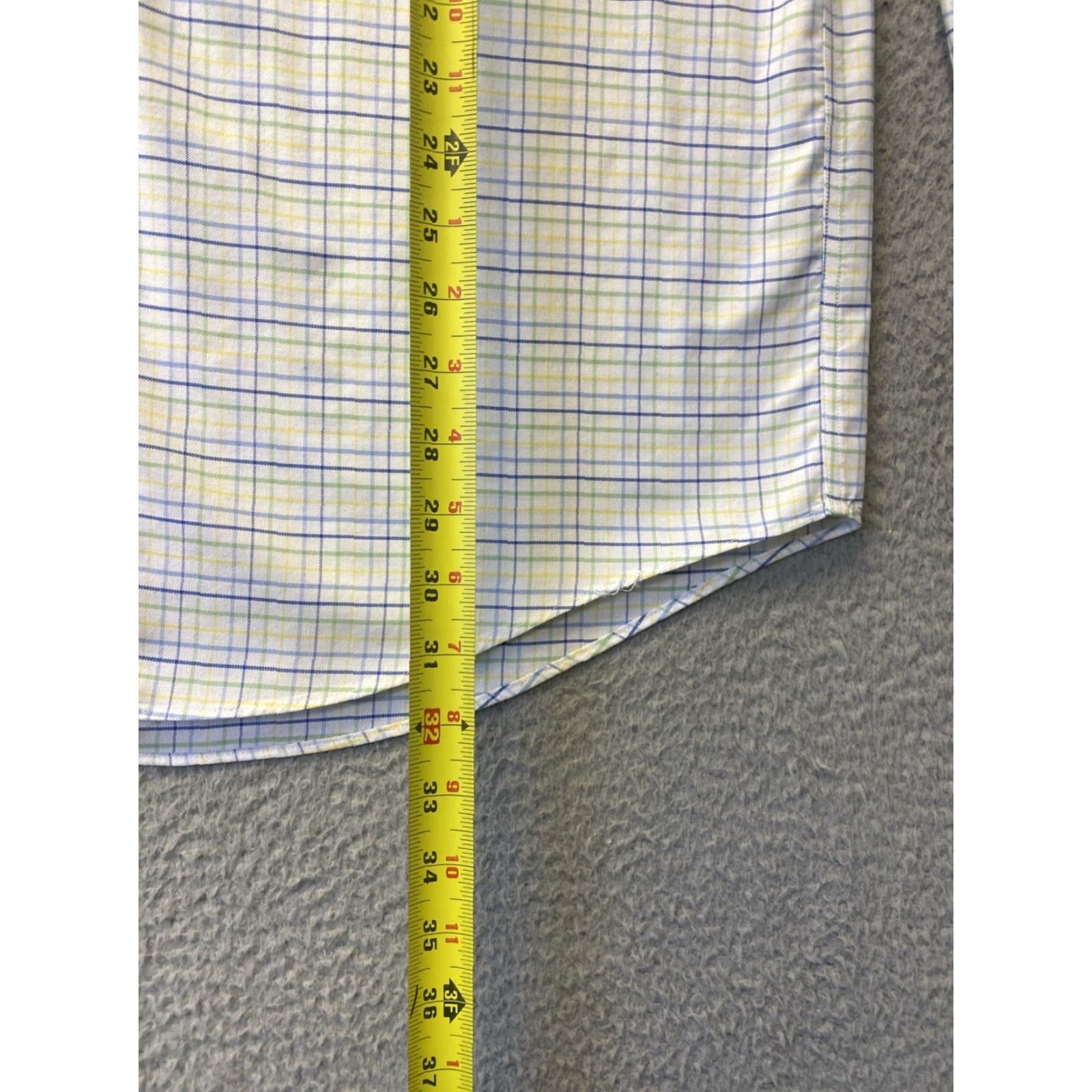 Brooks Brothers Brooks Brothers 346 Shirt Mens L Slim Fit White Plaid Long Sleeve Button Down Size US L / EU 52-54 / 3 - 7 Thumbnail