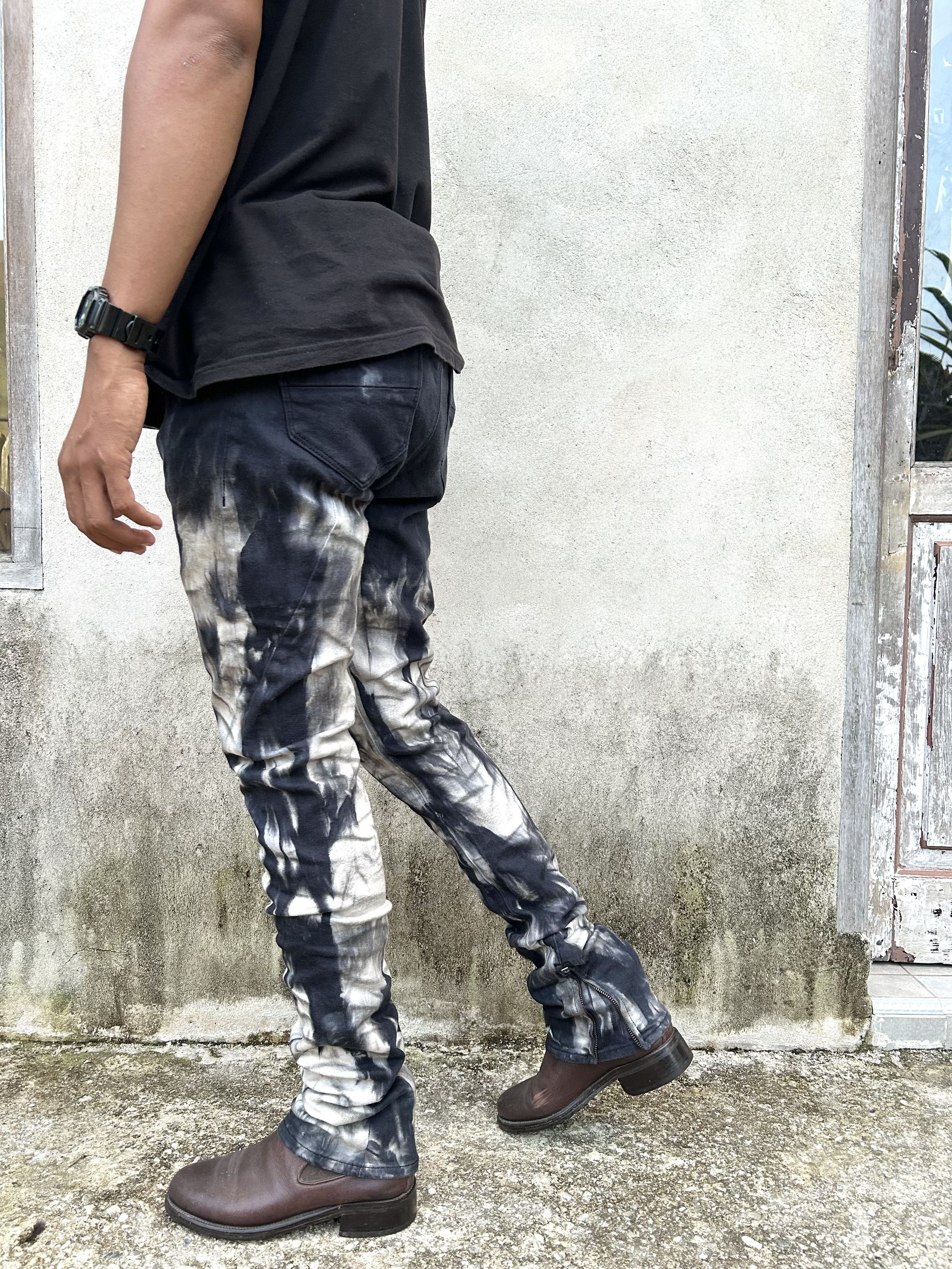 Japanese Brand Johny wolf smoky dye jeans Size US 33 - 11 Thumbnail