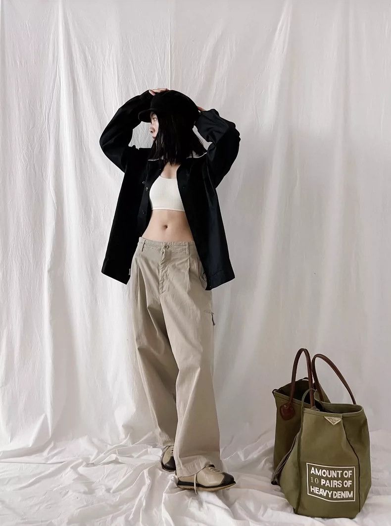 Yohji Yamamoto Yohji Yamamoto size 2 Work pants with multiple pockets and Size US 28 / EU 44 - 2 Thumbnail