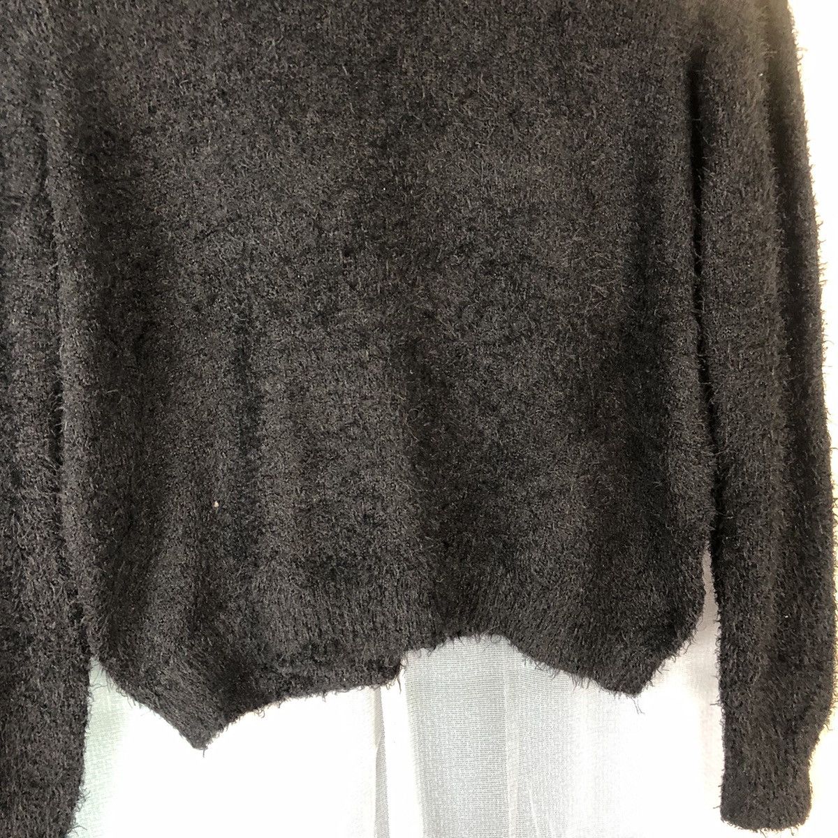 Divided × H&M × Homespun Knitwear Vintage Divided Mohair Knitwear H&M Black #914 Size S / US 4 / IT 40 - 6 Thumbnail
