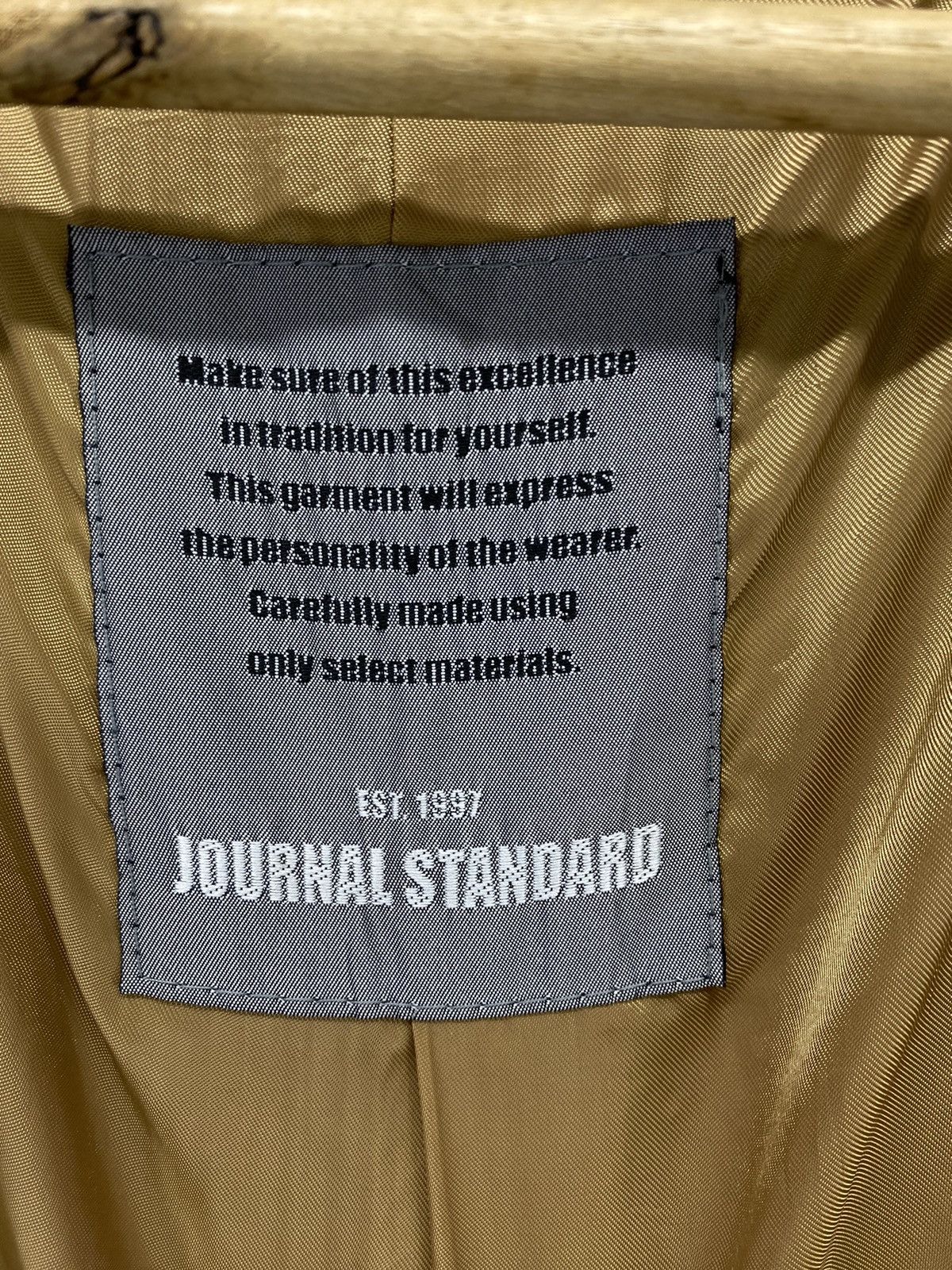 Japanese Brand Vintage Journal Standard Sheep Leather Jacket Size L / US 10 / IT 46 - 8 Thumbnail