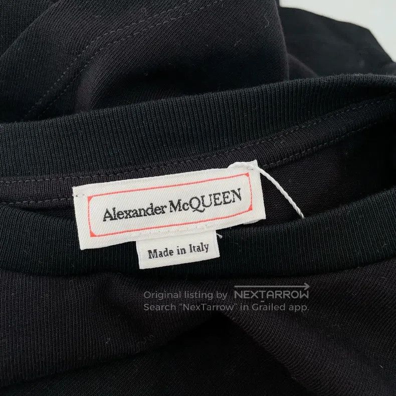 Alexander McQueen Alexander Mcqueen Black fishbone short sleeves Size XS / US 0-2 / IT 36-38 - 6 Thumbnail