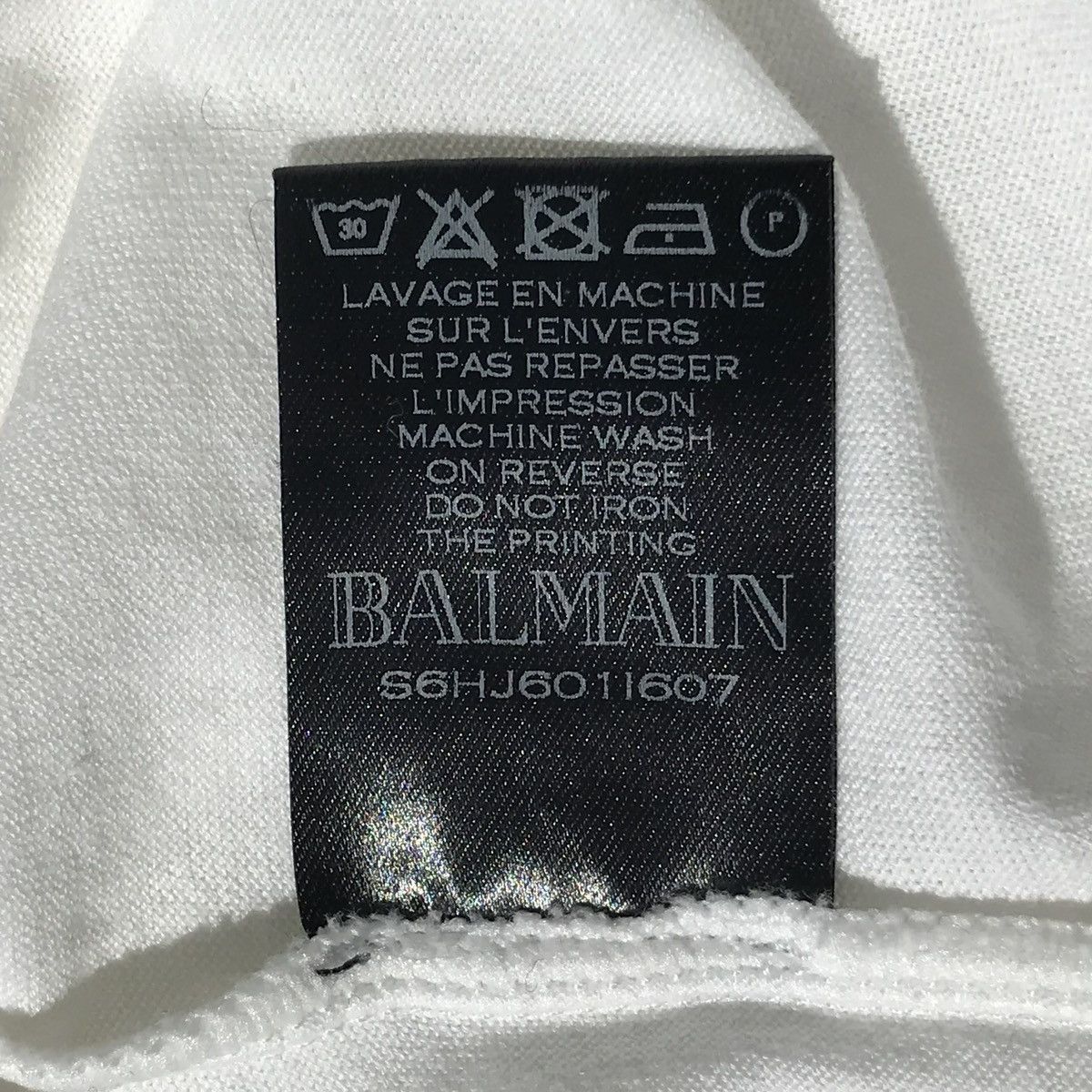 Balmain SS16 Logo T Shirt Size US S / EU 44-46 / 1 - 11 Thumbnail