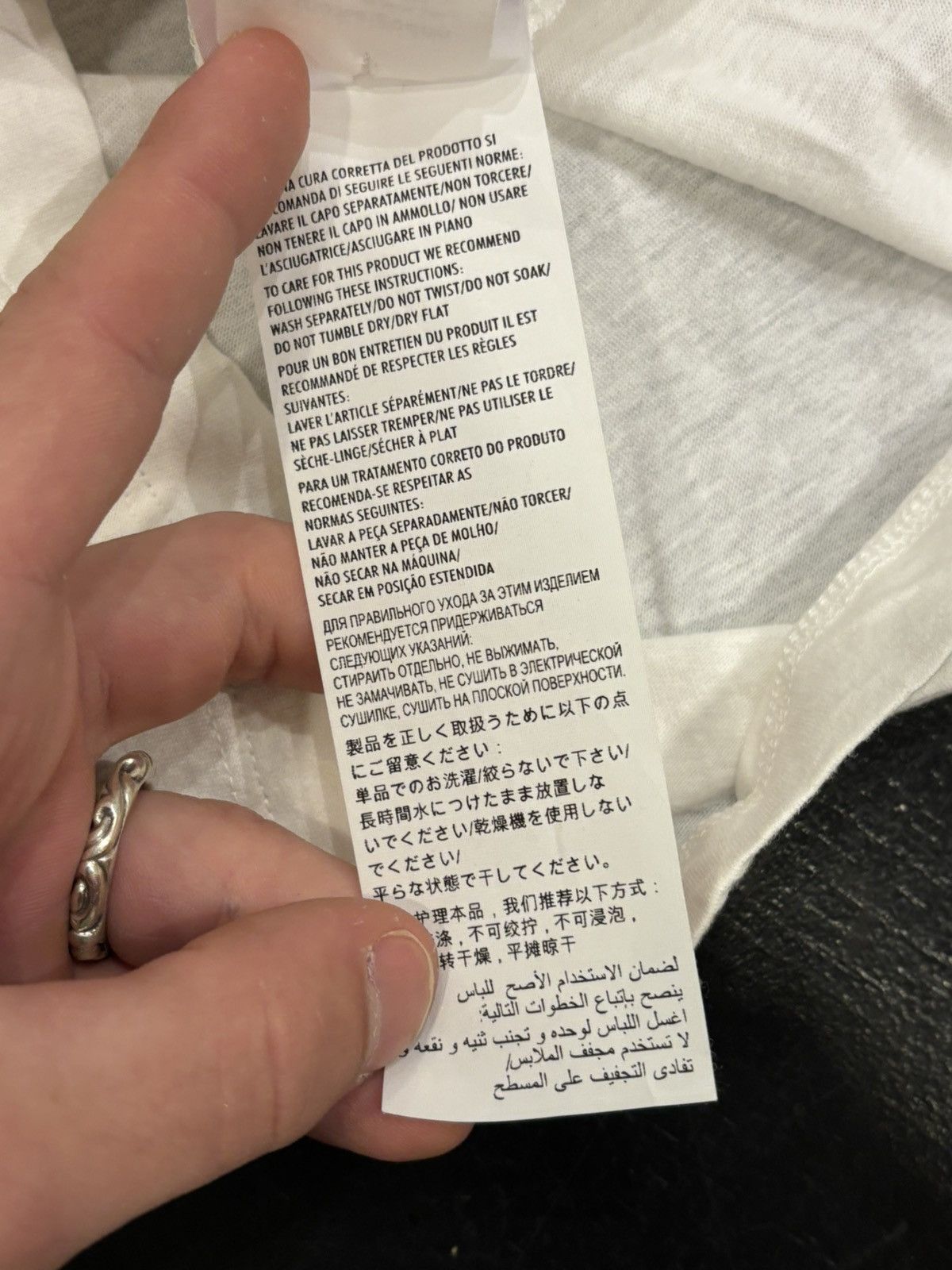 Gucci Gucci Vintage Washed Tee - White Size US L / EU 52-54 / 3 - 7 Thumbnail