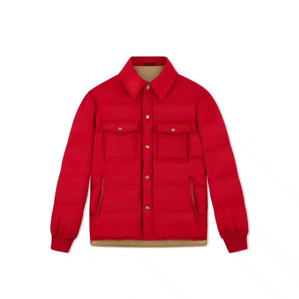 o1loc1c1024 OBD002 Ottoman Down Jacket in Red