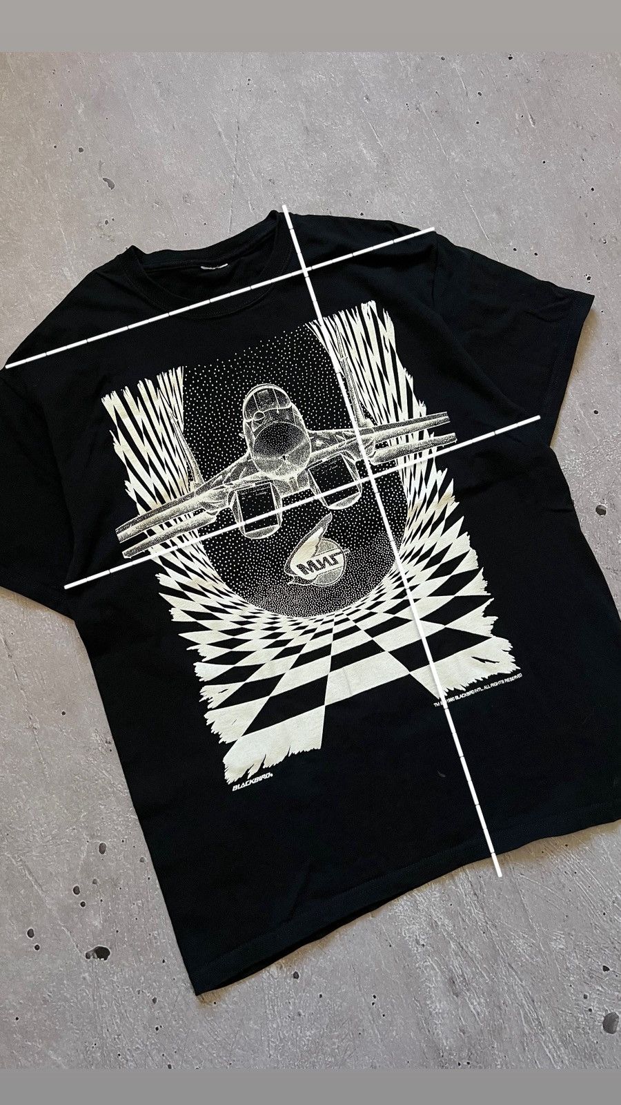 Other Rare Vintage T-Shirt Blackbird Mig 29 1990 90s Size L Size US L / EU 52-54 / 3 - 2 Thumbnail