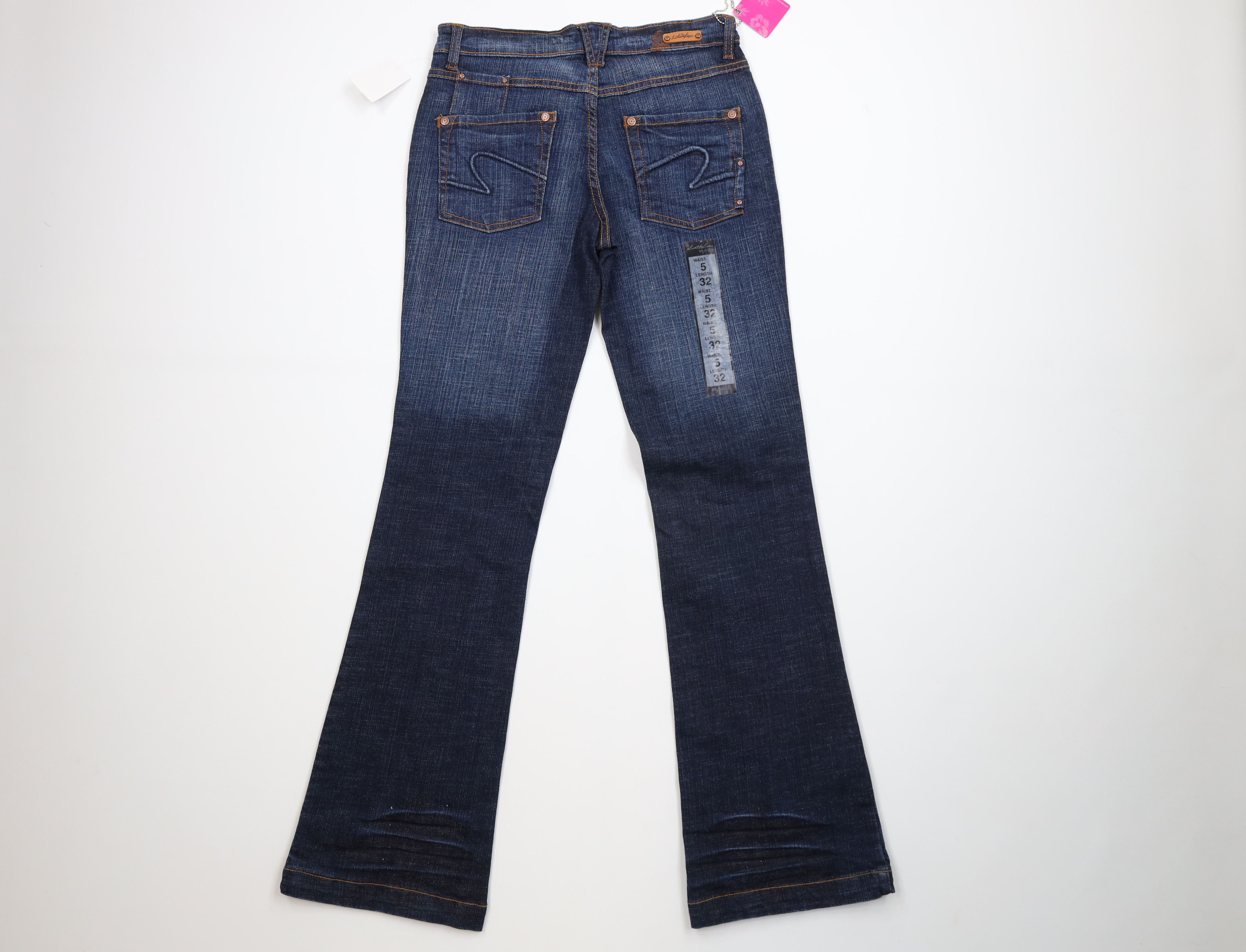 Vintage Deadstock Vintage Y2K Lot 29 Tunes Flared Wide Leg Jeans Size 27" / US 4 / IT 40 - 13 Thumbnail