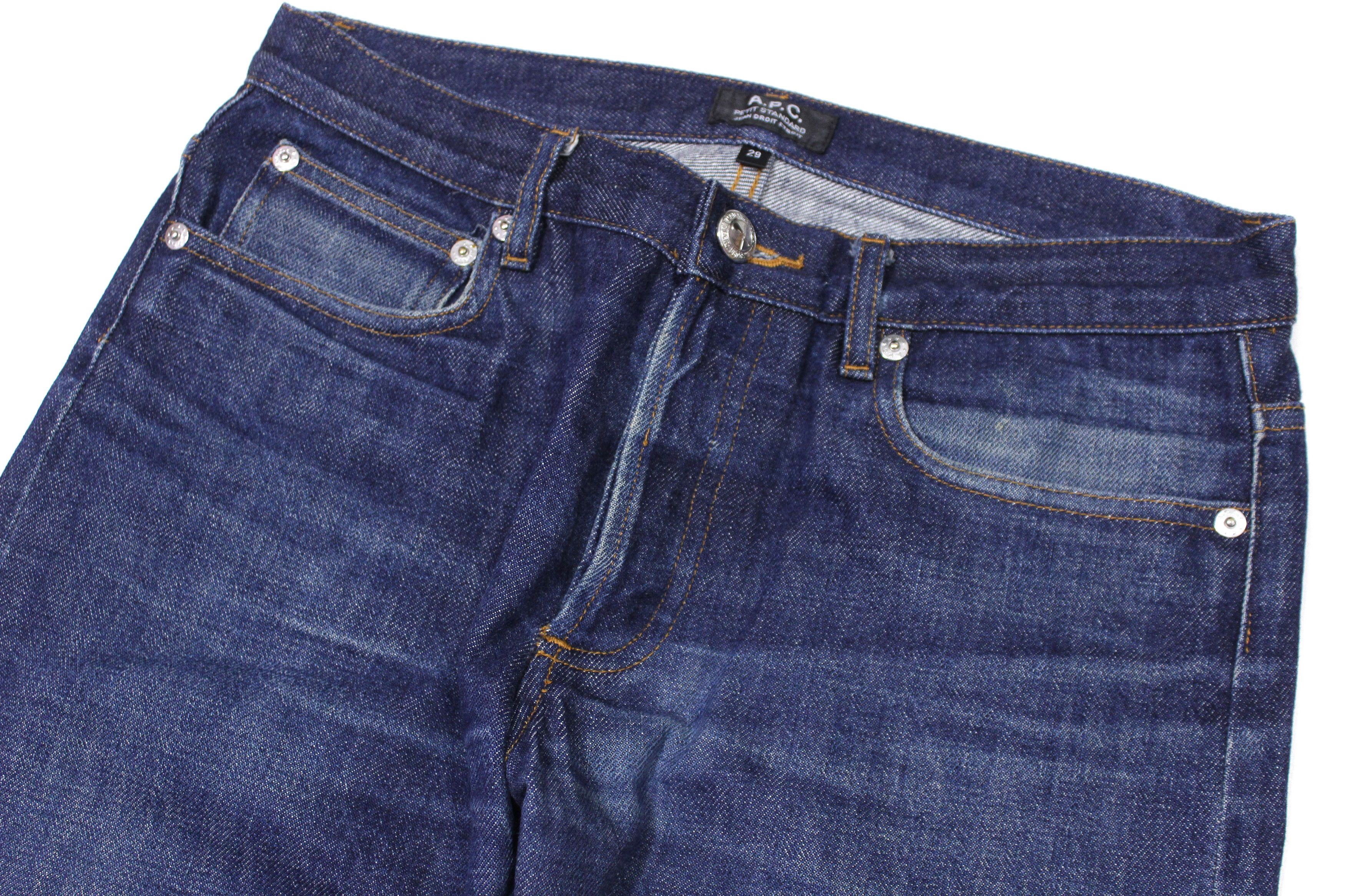 A.P.C. Selvedge Petit Standard Denim Jeans Size US 29 - 4 Thumbnail
