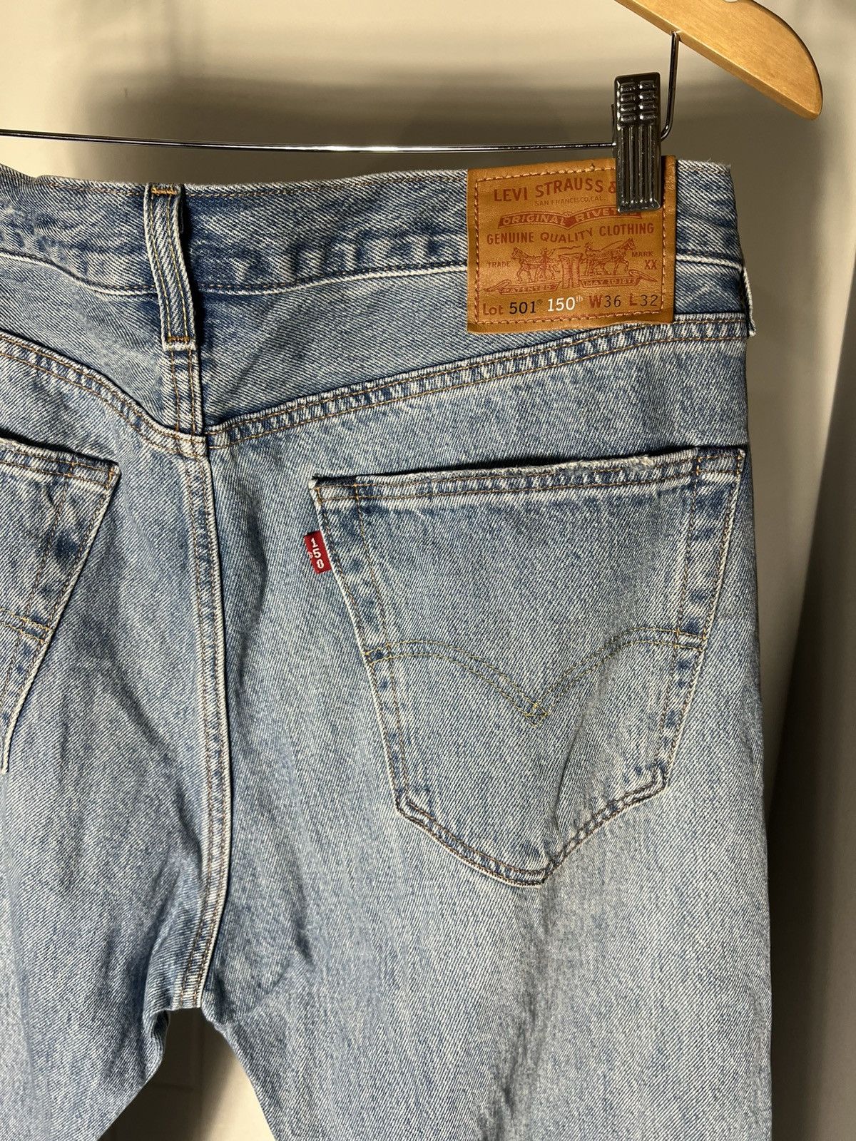 Levi's VINTAGE LEVI’S 501 150 YEARS DESIGNER DENIM JEANS CASUAL Size US 36 / EU 52 - 18 Thumbnail
