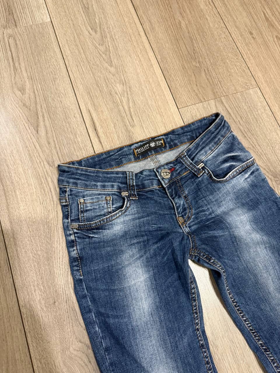 Philipp Plein philipp plein jeans women size 25 avant-garde blue Size 25" / US 0 / IT 36 - 3 Thumbnail