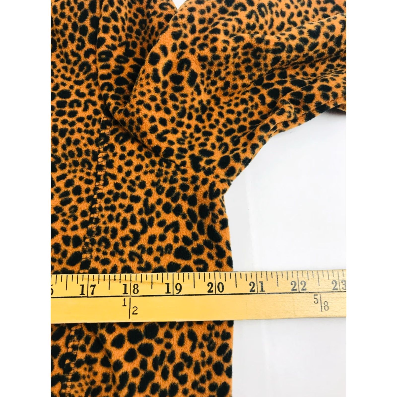 Lands' End Lands' End Jacket Womens Medium Brown Animal Print Full Zip Womens Size M / US 6-8 / IT 42-44 - 4 Thumbnail