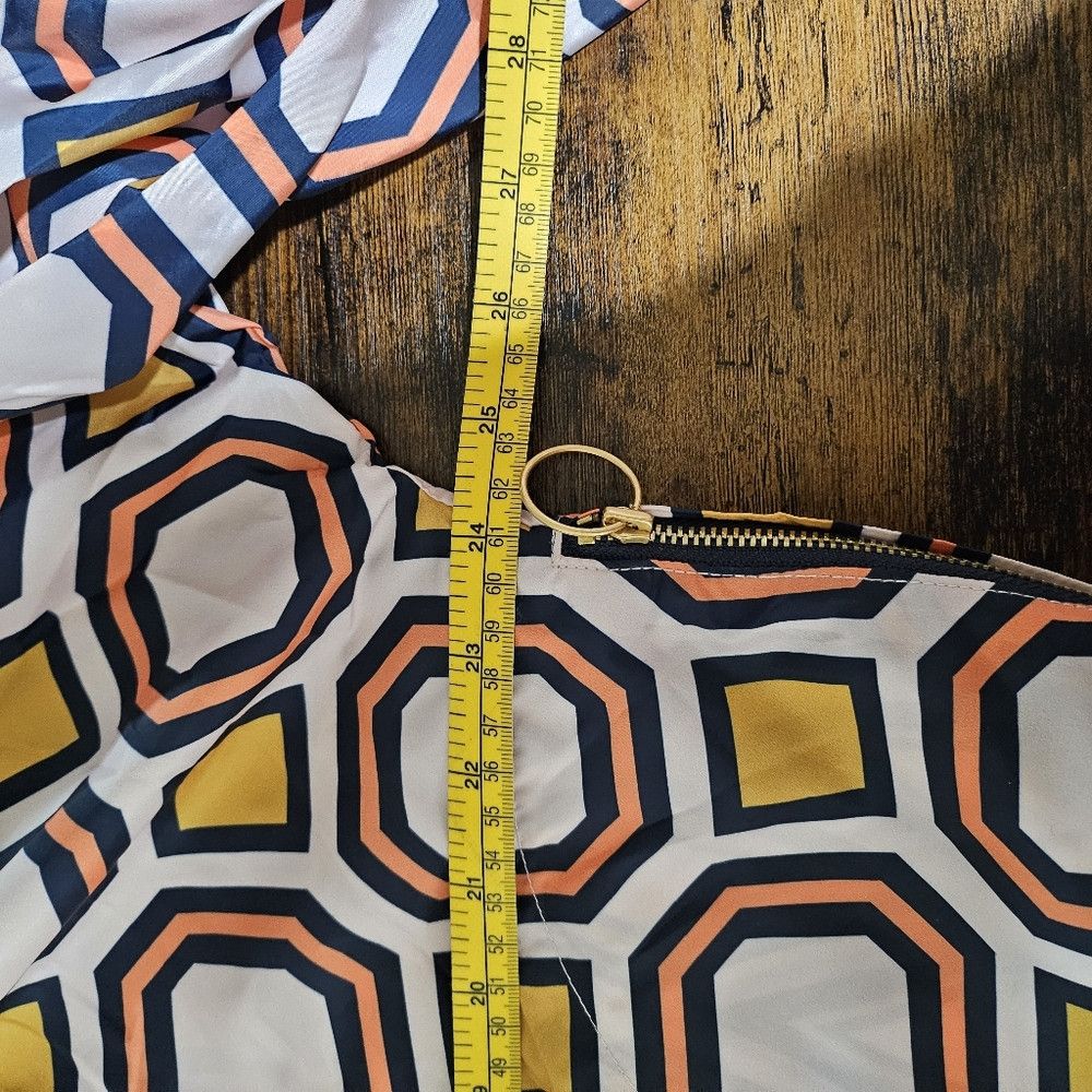 Tory Burch Tory Burch Digby Geometric Packable Lightweight Jacket 0 xs Size S / US 4 / IT 40 - 8 Thumbnail