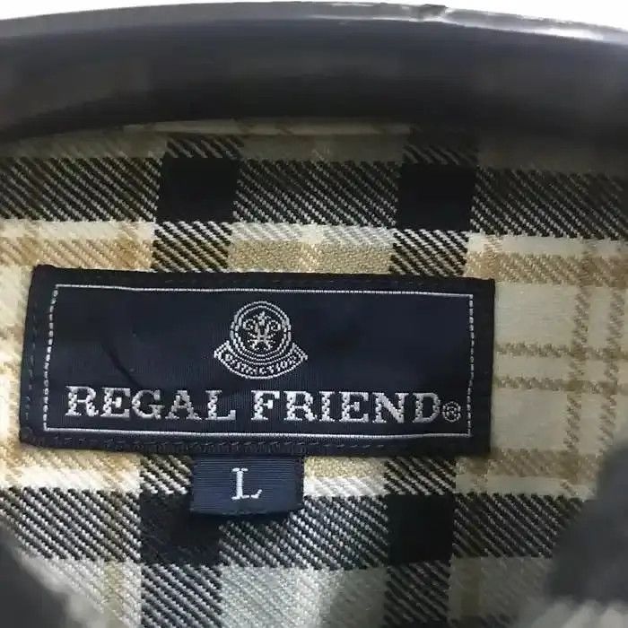 Flannel Vintage Regal Friend Plaid Tartan Flannel Shirt Size US L / EU 52-54 / 3 - 4 Thumbnail