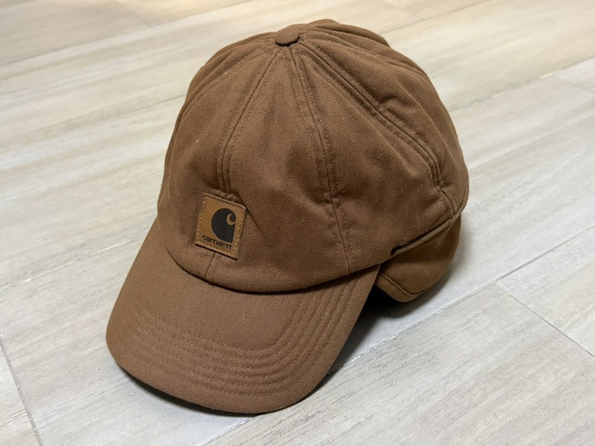 Carhartt Vintage Carhartt Trapper Hat with Ear Flaps – Winter Cap” Size ONE SIZE - 3 Thumbnail