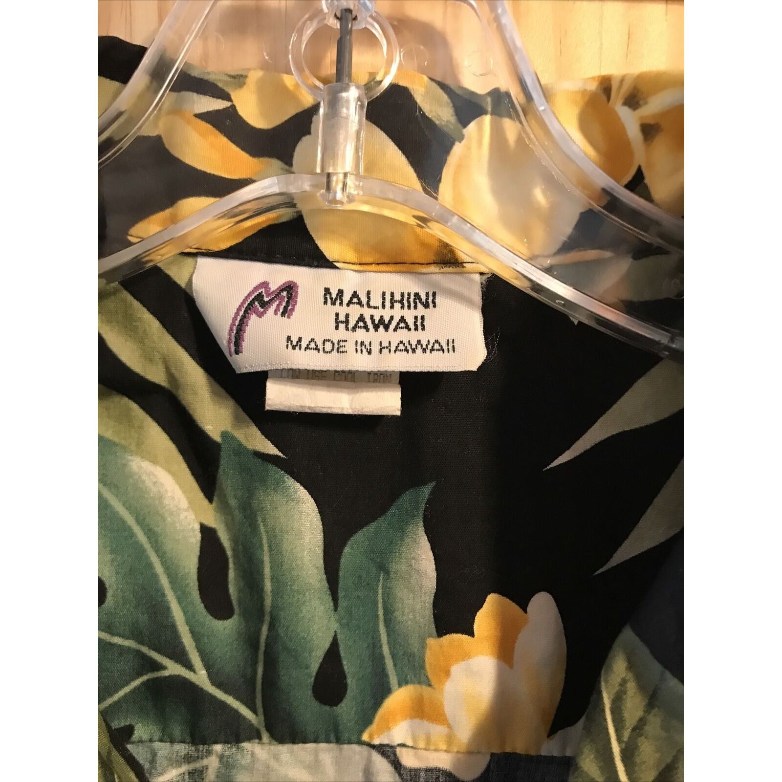 Other Malihini VTG Men L Black Floral Button Cotton Hawaiian Shirt Size US L / EU 52-54 / 3 - 2 Thumbnail