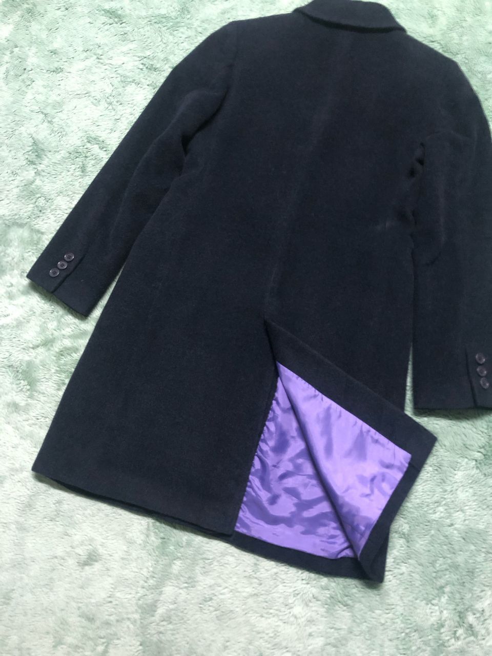Paul Smith × Vintage VINTAGE PAUL SMITH WOMEN LONG COAT WOOL COAT JACKET Size M / US 6-8 / IT 42-44 - 9 Thumbnail