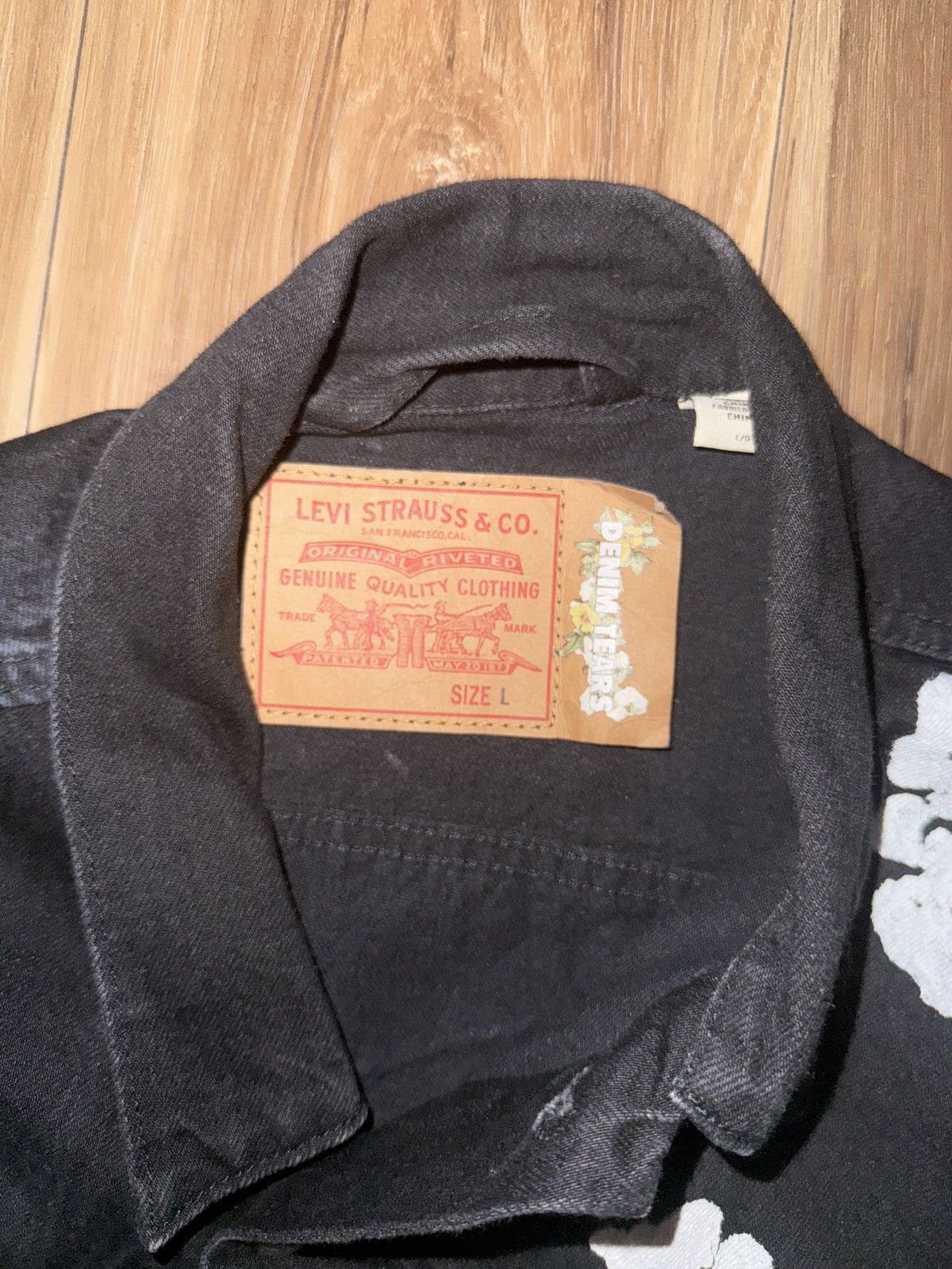 DENIM TEARS Denim Tears BLACK Denim Jacket Size US L / EU 52-54 / 3 - 3 Thumbnail
