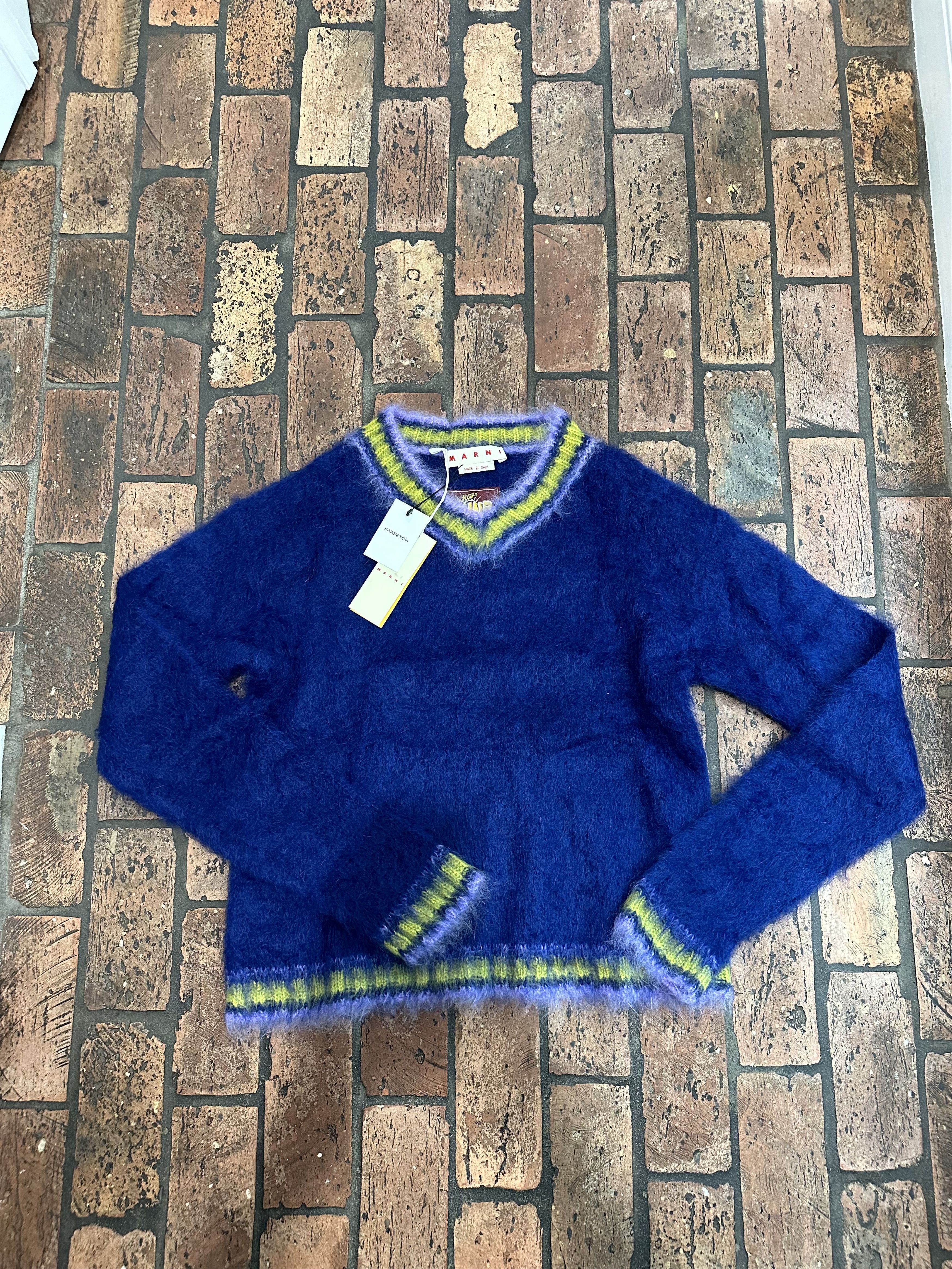 Marni Fuzzy Wuzzy Mohair Sweater