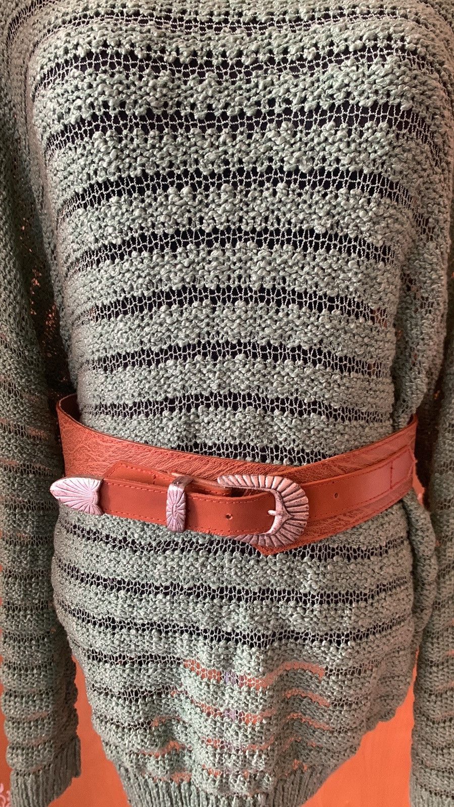 Designer × Other × Vintage Vintage 80s Leather Layered Belt Size ONE SIZE - 3 Thumbnail