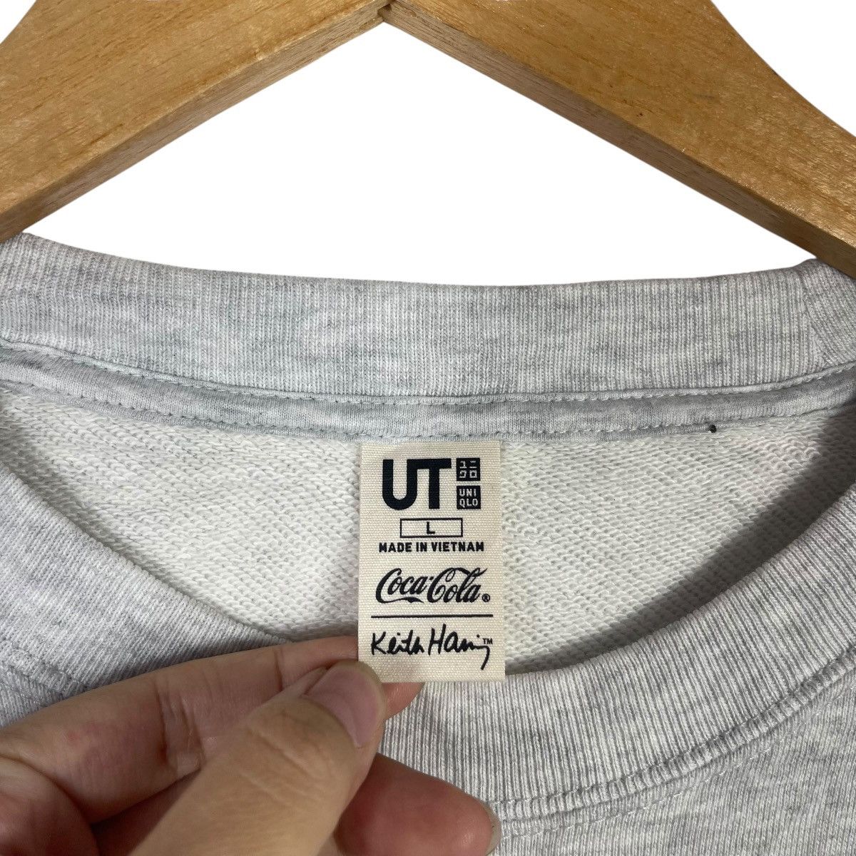 Keith Haring Coca Cola x Keith Haring Crewneck Sweatshirt Gray Graphic Size US L / EU 52-54 / 3 - 3 Thumbnail