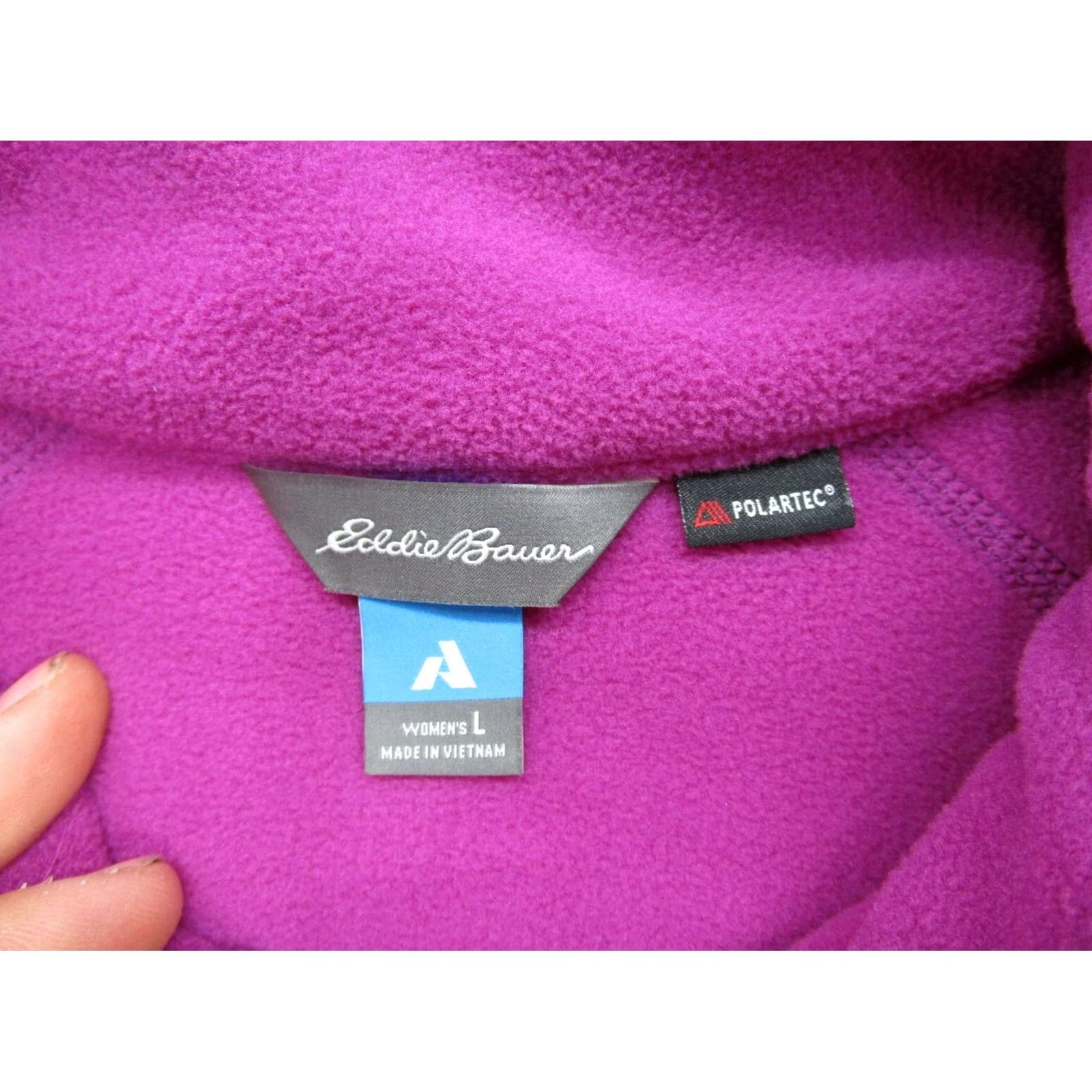 Eddie Bauer Eddie Bauer Fleece Pullover Women's Purple 1/4 Zip Size L Polartec First Ascent Jacket Size L / US 10 / IT 46 - 3 Thumbnail