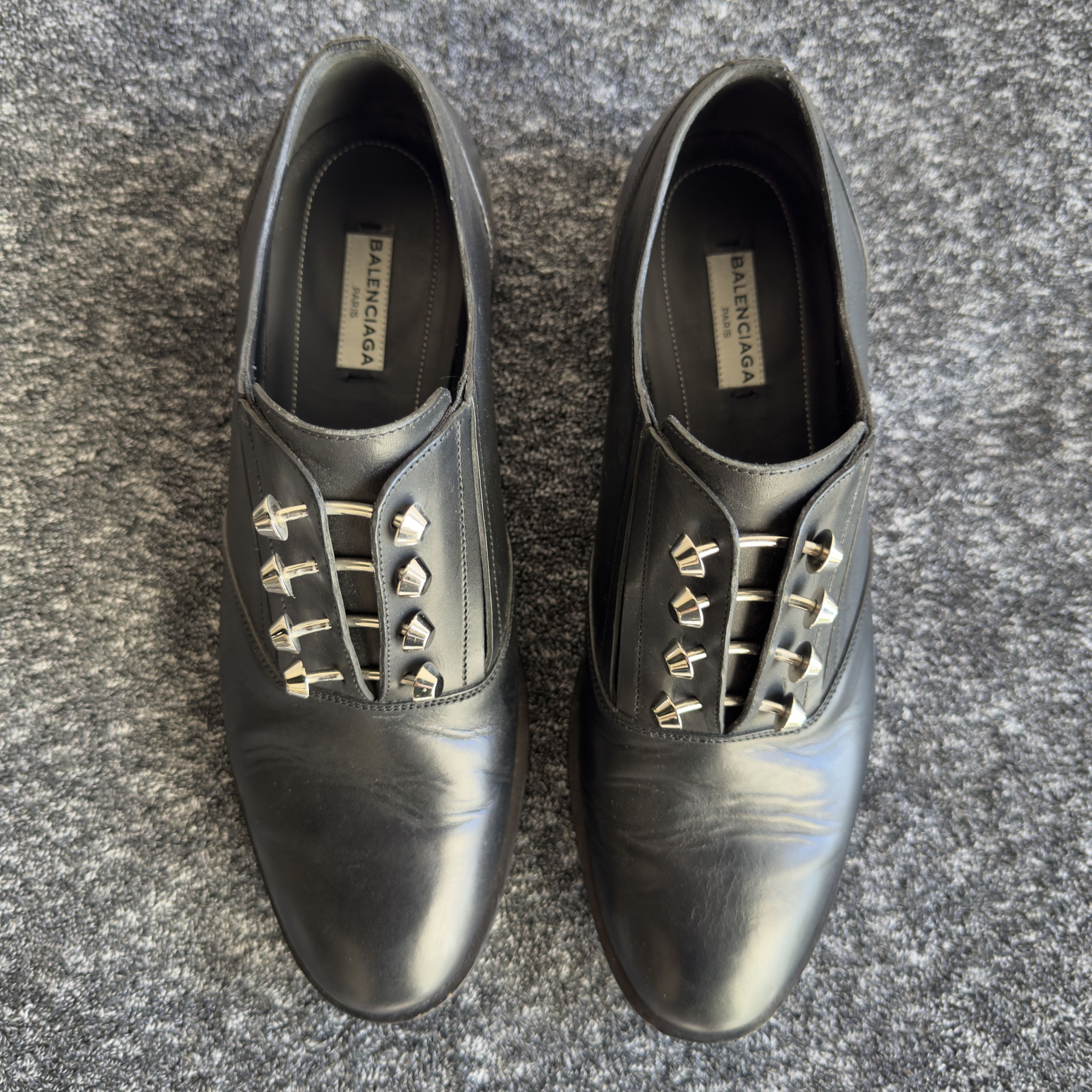 Balenciaga Balenciaga Leather Oxfords Size US 9.5 / IT 39.5 - 5 Thumbnail