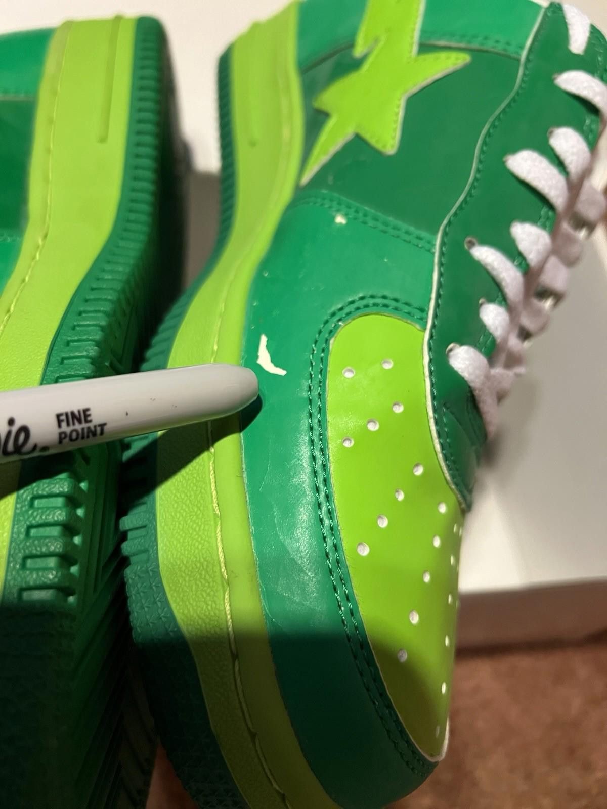 Bape A Bathing Ape Bapesta FS-001 Patent Leather #464 Size US 10 / EU 43 - 4 Thumbnail
