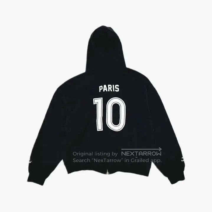 Balenciaga Balenciaga Black Logo Print Hooded Sweatshirt. Size US M / EU 48-50 / 2 - 3 Thumbnail