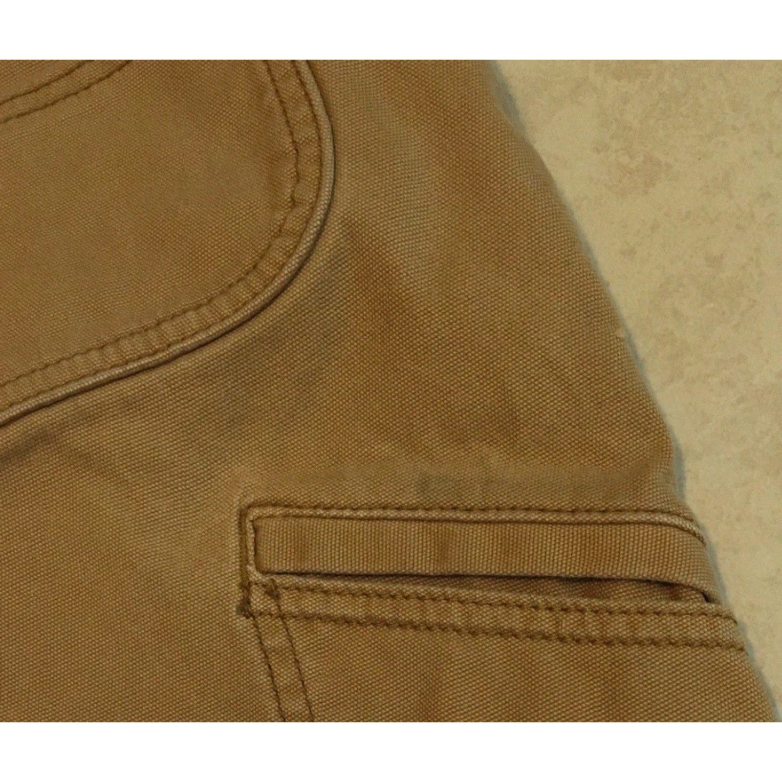 Carhartt VINTAGE Carhartt Faded Distress Double knee Pants 42 Boys Mens 42 Beige Distressed Grunge 90s Trucker Carhartt Style Size US 42 / EU 58 - 3 Thumbnail