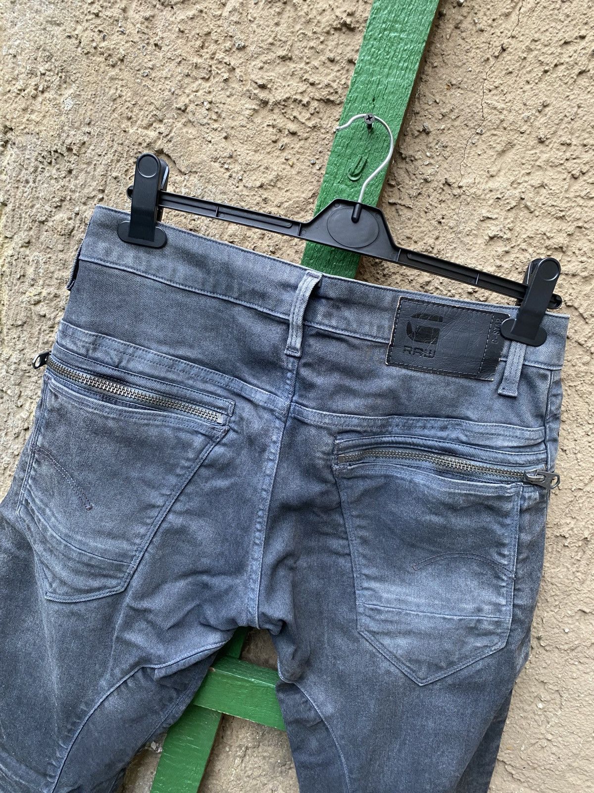G-Star G Star Raw ARC Zip 3D Slim Waxed Denim Jeans Pants 30/32 Y2K Size US 30 / EU 46 - 7 Thumbnail