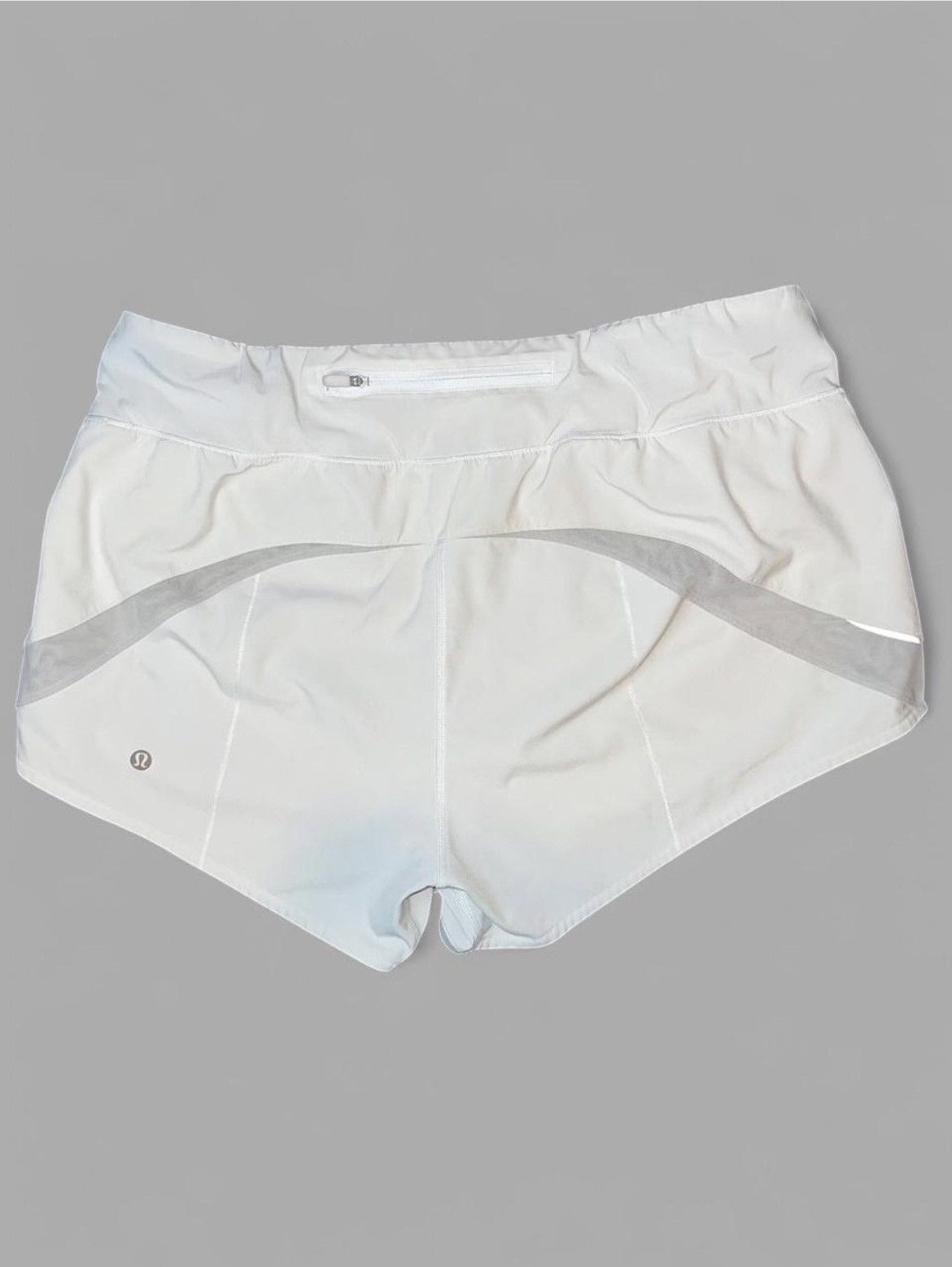Lululemon Lululemon White Gait Keeper Running Shorts 3.5" - Size 10 Size 32" / US 10 / IT 46 - 2 Thumbnail