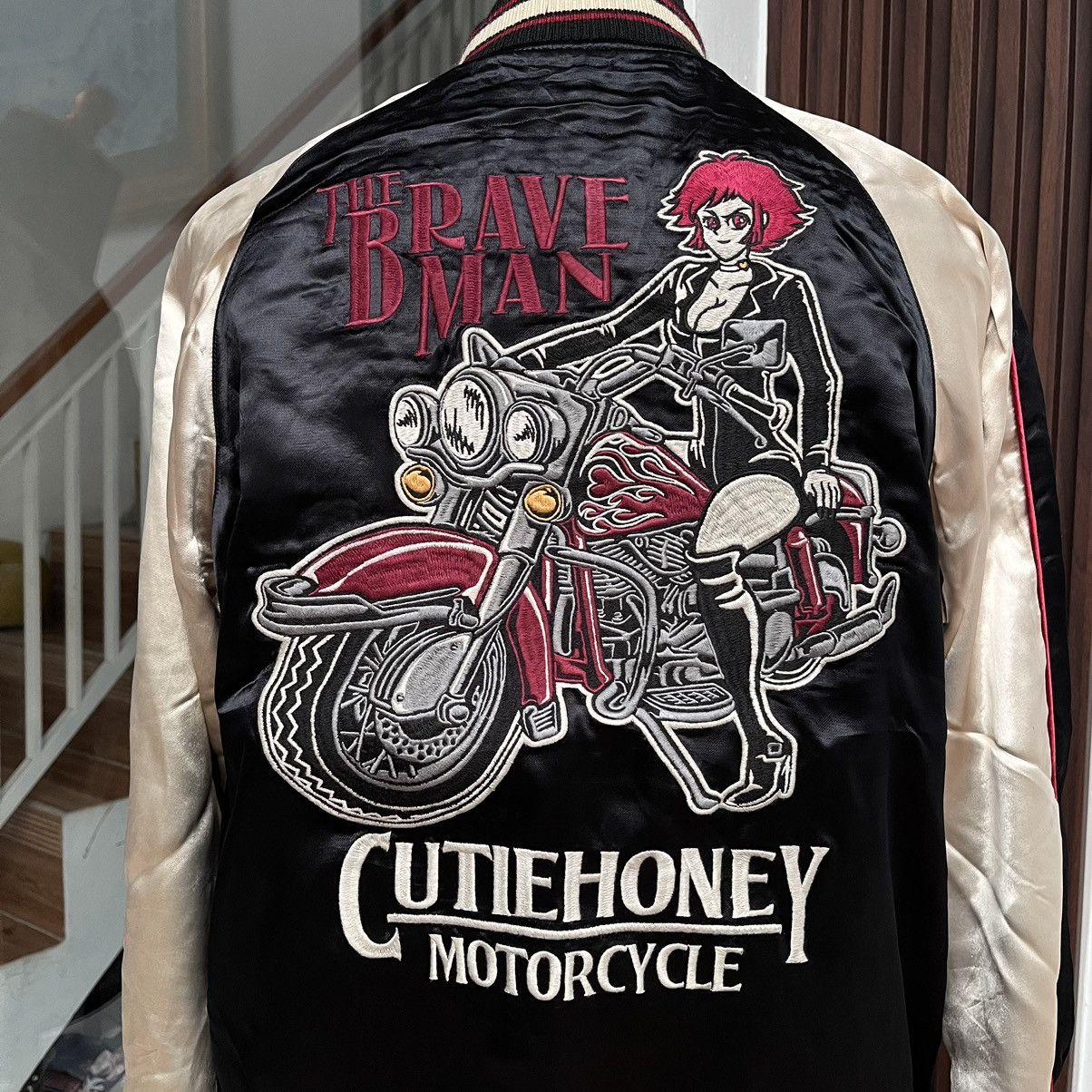 Anime Souvenir Jacket Sukajan The Brave Man x Cutie Honey Vintage Size US M / EU 48-50 / 2 - 4 Thumbnail