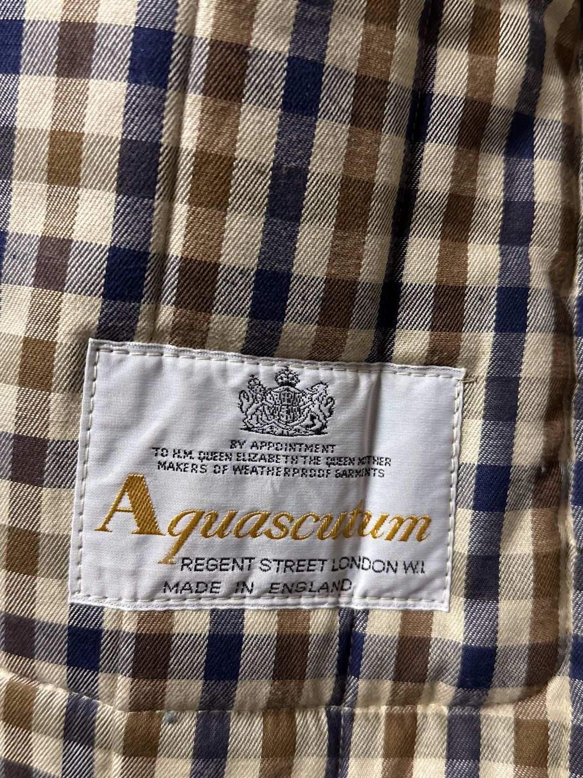 Aquascutum Aquascutum Showerproof Padded Quilted Jacket House Check Size XL / US 12-14 / IT 48-50 - 7 Thumbnail