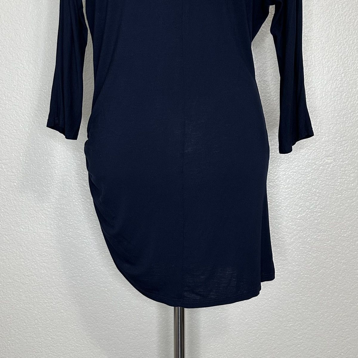 Michael Stars Michael Stars Cowl Neck Stretch Jersey Knit Mini Dress Size L / US 10 / IT 46 - 10 Thumbnail