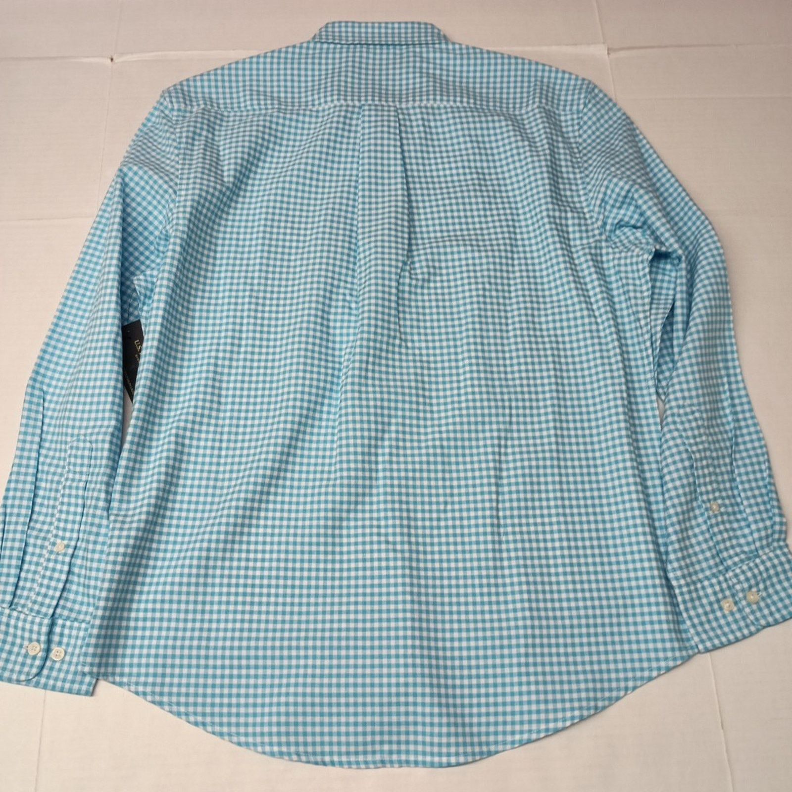U.S. Polo Assn. U.S. Polo Assn. Woven Shirt Men's XL Blue White Checkered Size US XL / EU 56 / 4 - 8 Thumbnail