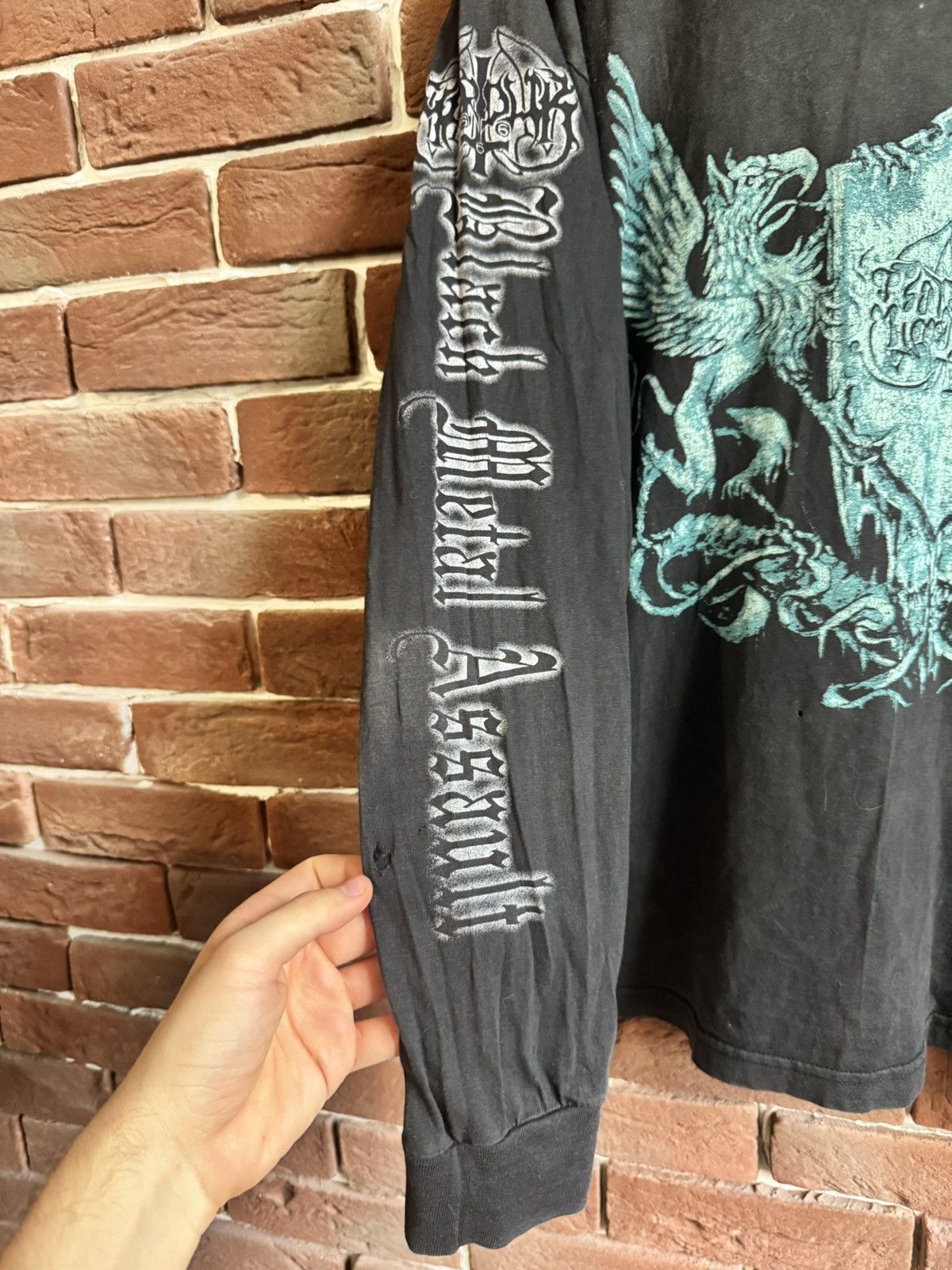 Band Tees Rare Vintage 90s Marduk Black Metal Assault XL Band Tee Size US XL / EU 56 / 4 - 4 Thumbnail