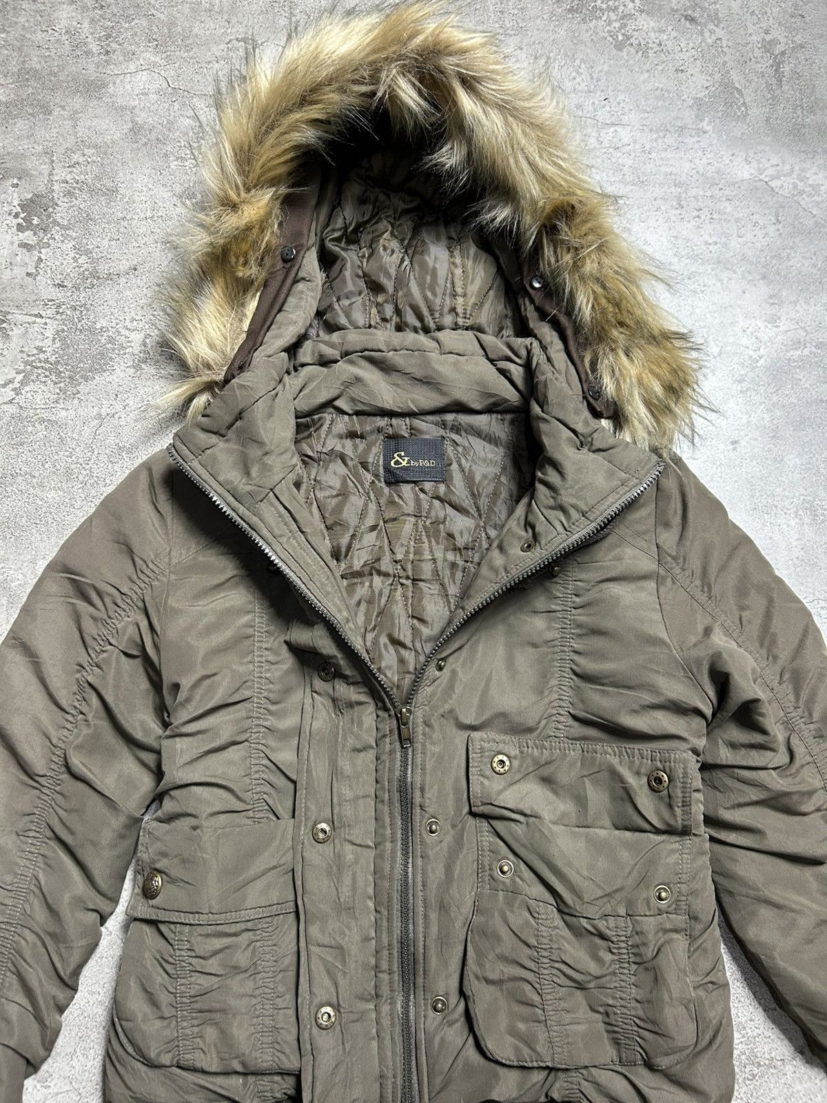 Japanese Brand & By P&D Japan If Six Was Nine Style Fur Zip Hoodie Jacket Size US S / EU 44-46 / 1 - 7 Thumbnail