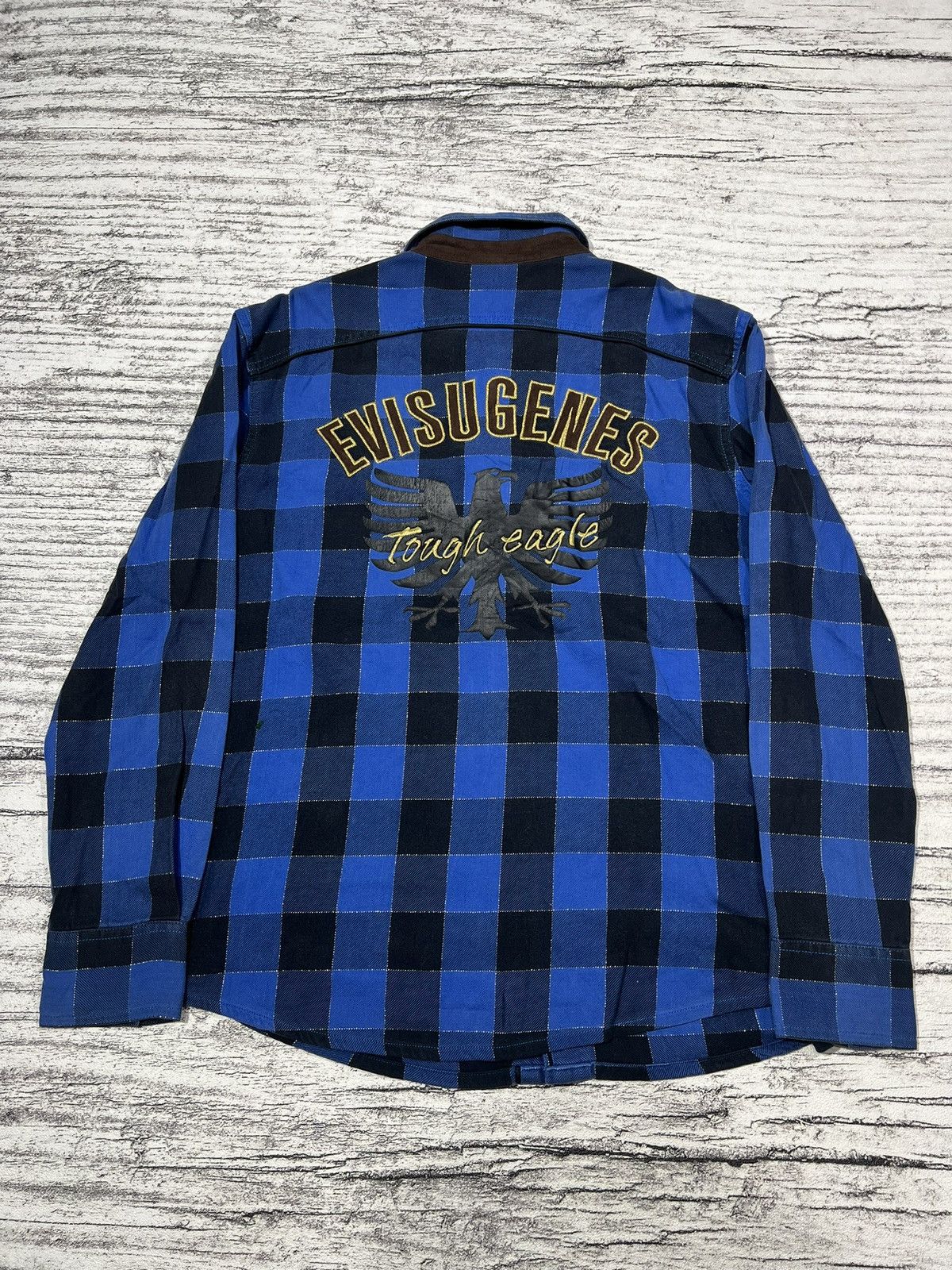 Number (N)ine 2000s Archival Evisu Hysteric Raf Plaid Shirt y2k Lgb Ifsix Size US M / EU 48-50 / 2 - 2 Thumbnail