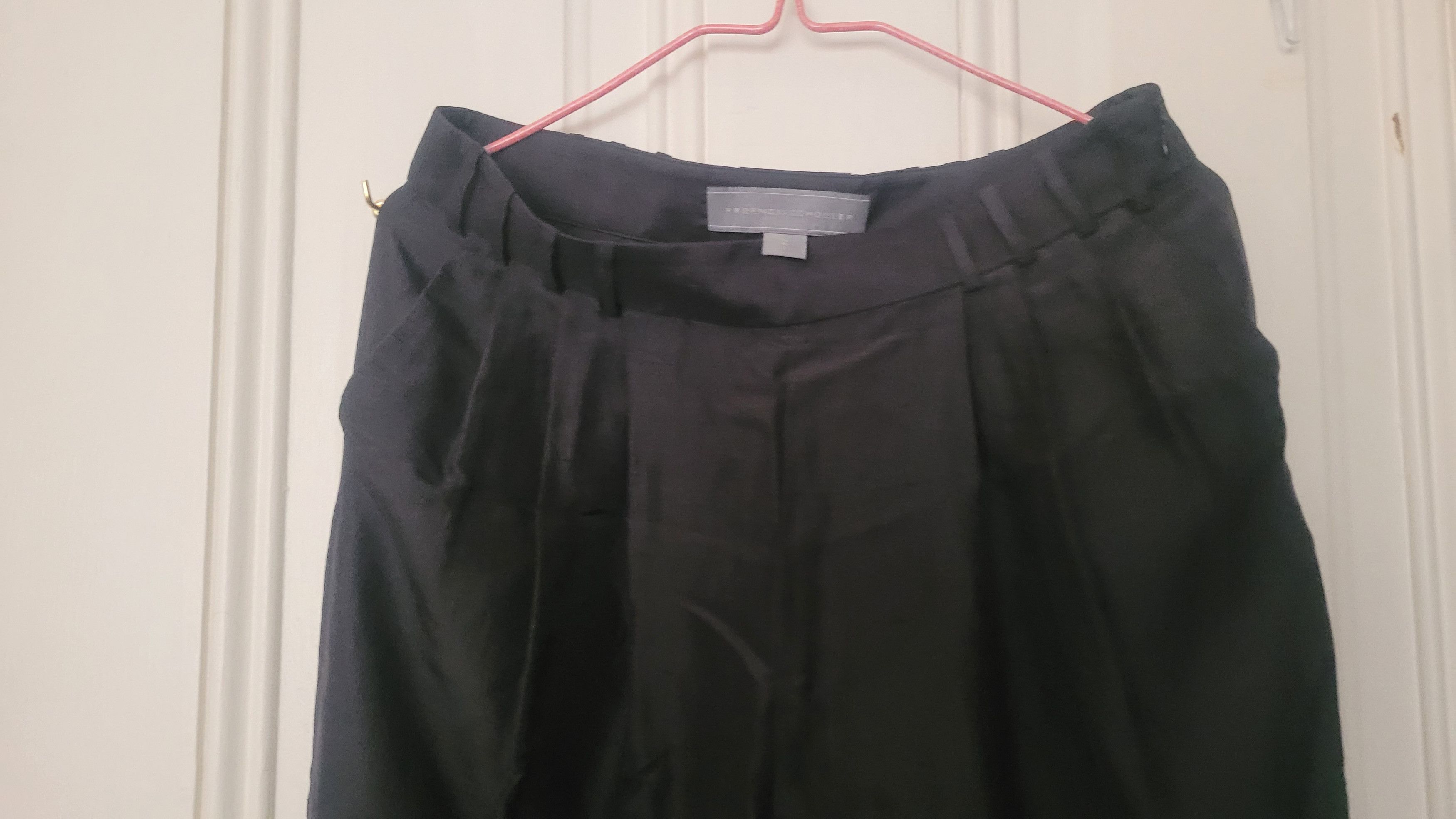 Proenza Schouler Proenza Schouler 100% Silk Tapered Pants Size 26" / US 2 / IT 38 - 2 Thumbnail