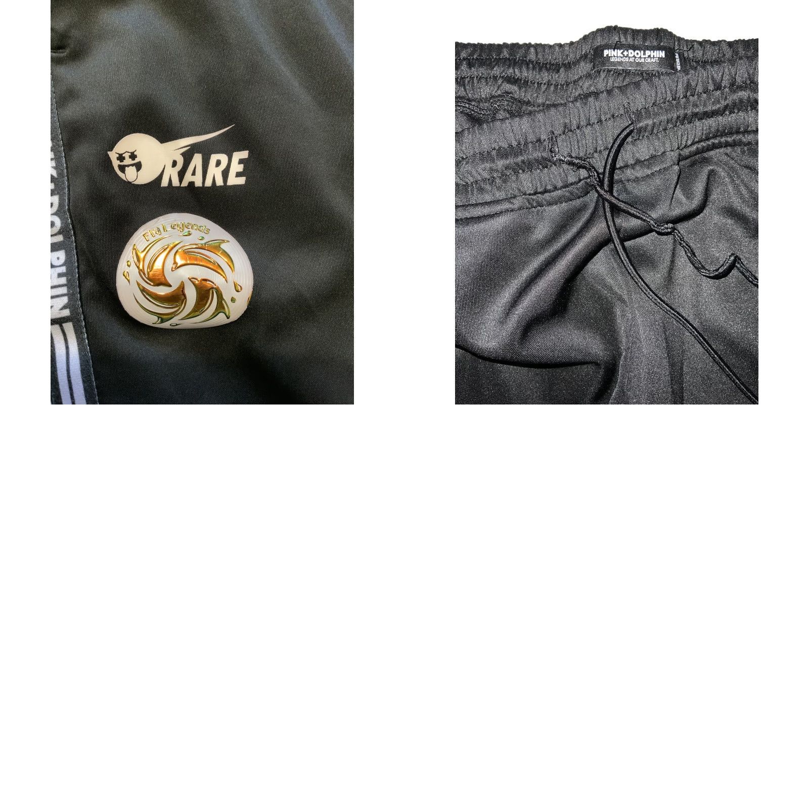 Vintage Pink Dolphin Fly Legends Rare Northern Lights Black Slim Fit Track Pants Sz. M Men Slim Activewear Pants Regular Size M Black Mens Size US 31 - 8 Thumbnail