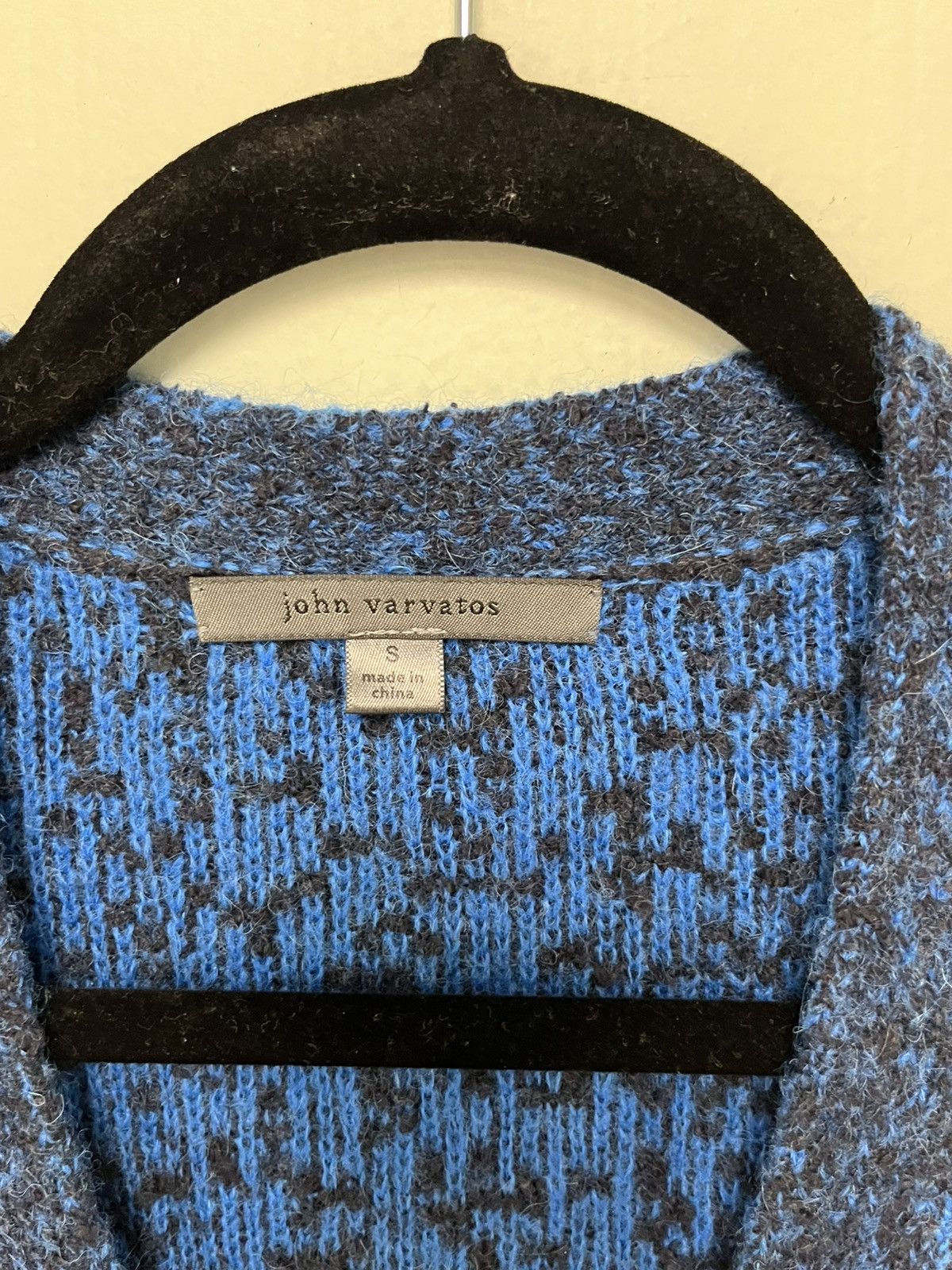 John Varvatos Fuzzy cardigan. Small Size US S / EU 44-46 / 1 - 9 Thumbnail