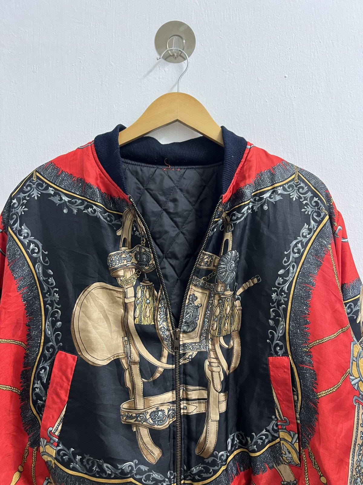 Vintage Unbrand Bomber Jacket Size US M / EU 48-50 / 2 - 2 Thumbnail