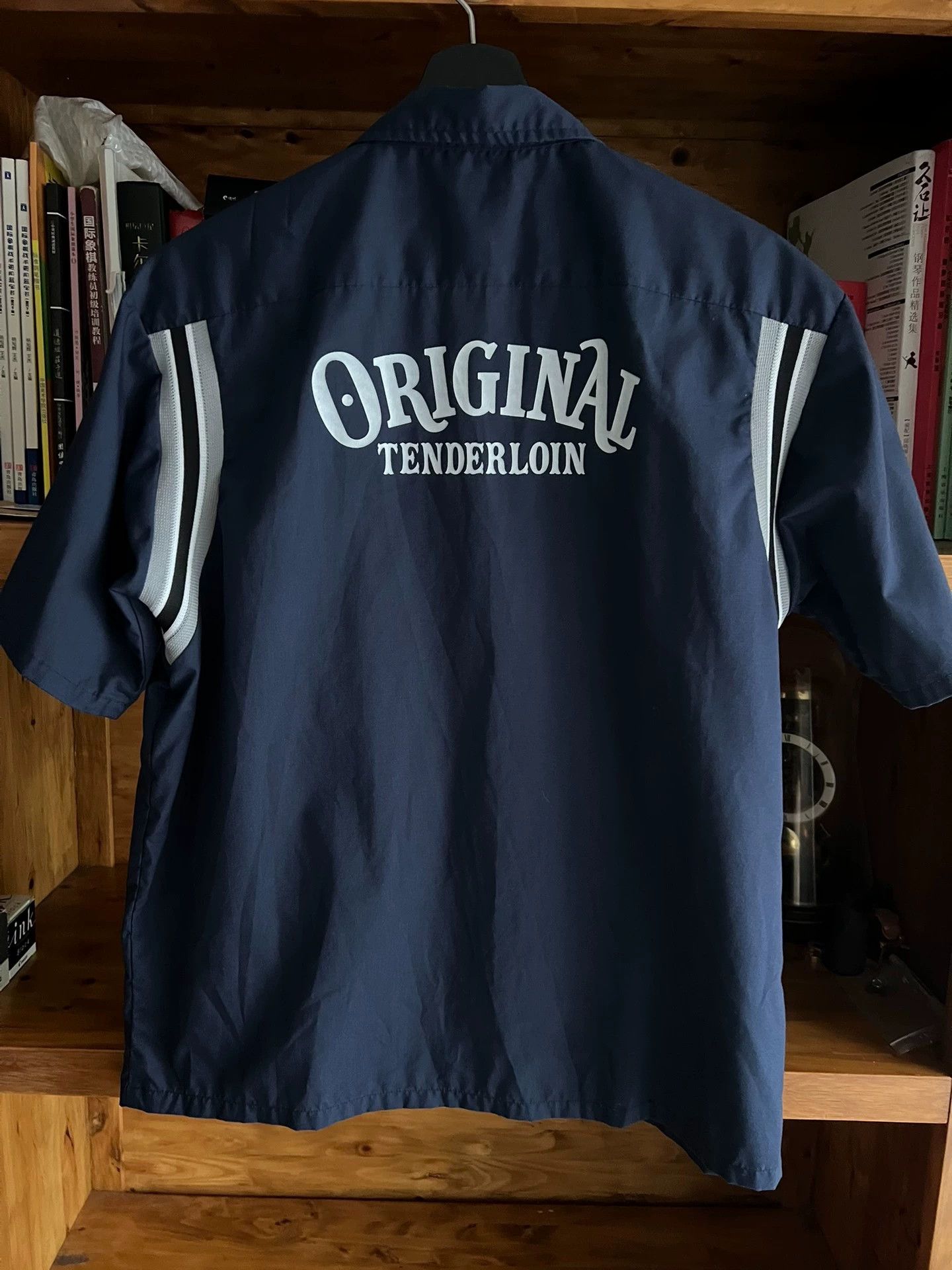 Tenderloin Tenderloin Japanese Indigo Cotton Bowler Shirt S (Fits L) Size US S / EU 44-46 / 1 - 7 Thumbnail