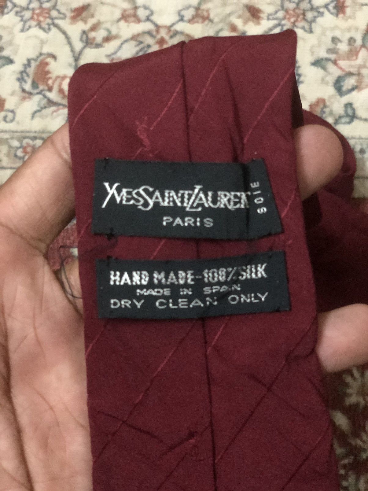 Designer × Vintage × Yves Saint Laurent Yves saint laurent tie Size ONE SIZE - 4 Thumbnail