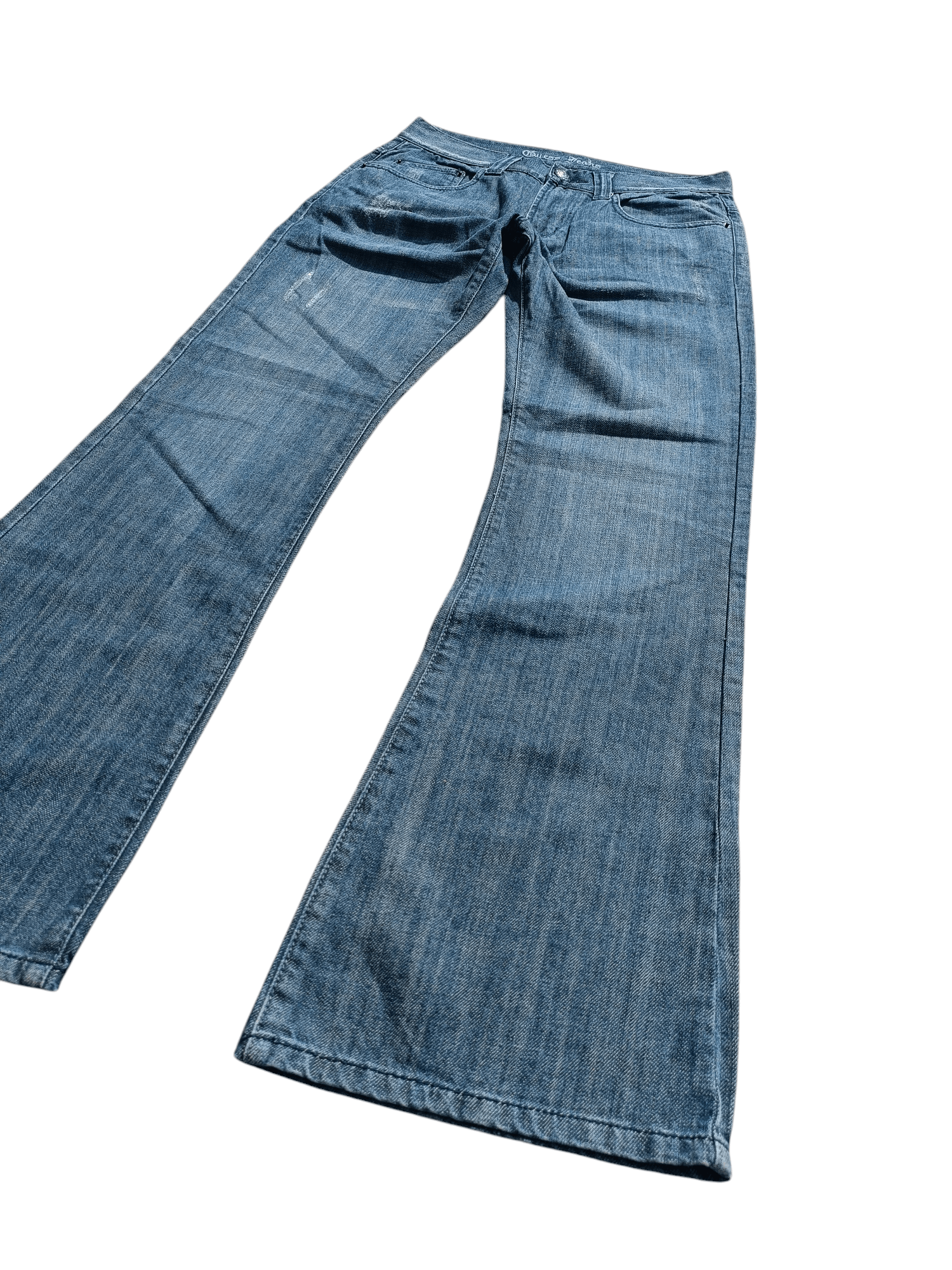 Guess × Japanese Brand FLARED 💥 90s Guess Jeans Distress Whiskers Denim Size US 32 / EU 48 - 1 Thumbnail