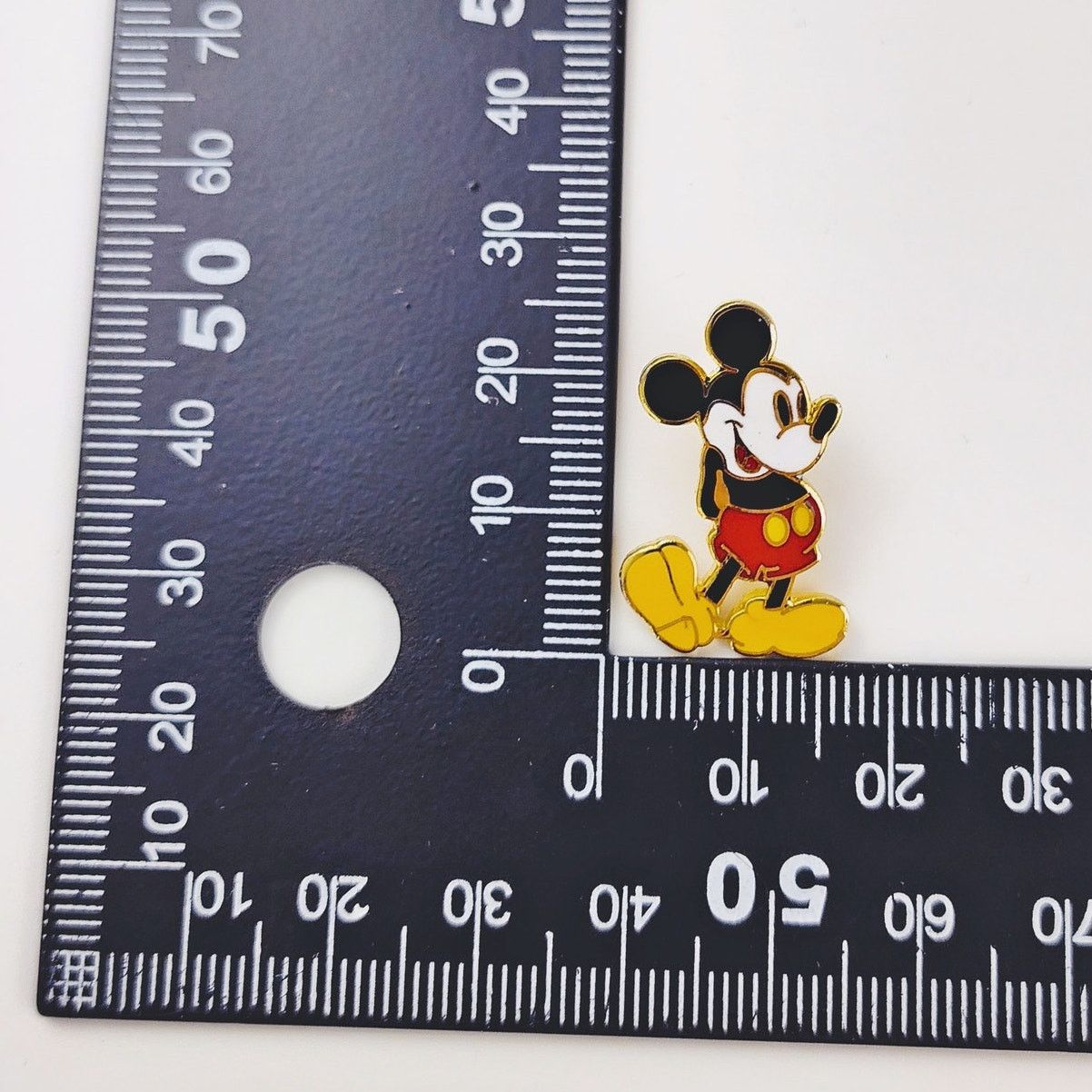Disney Vintage Disney Mickey Mouse Enamel Pin Classic Pose Size ONE SIZE - 7 Thumbnail