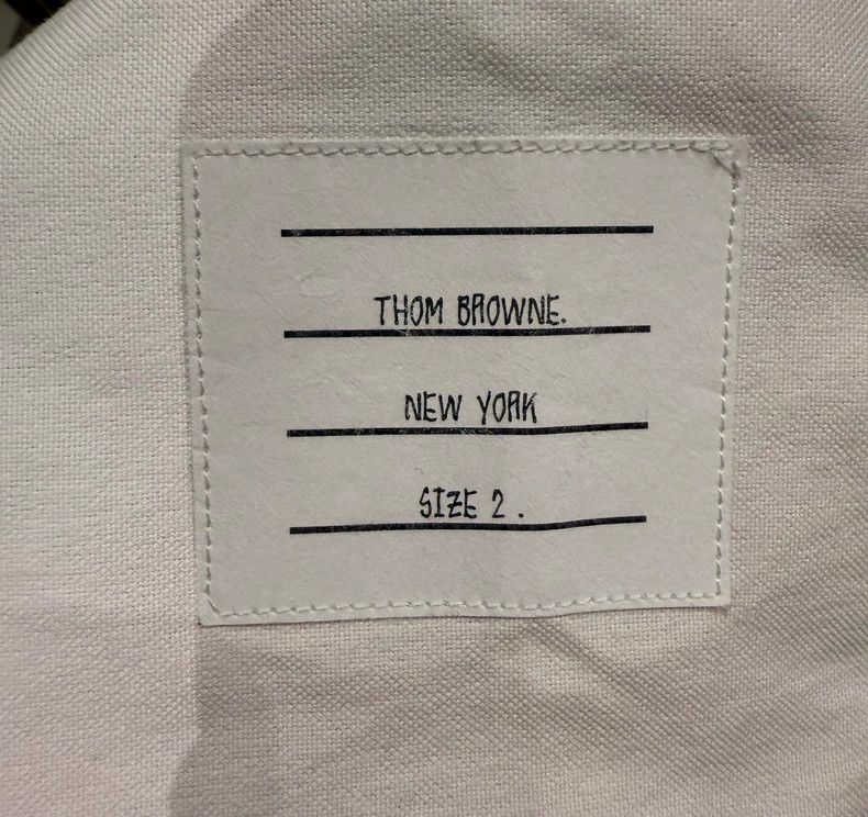 Thom Browne Thom Browne size2 The back strap design shirt Size US M / EU 48-50 / 2 - 4 Thumbnail
