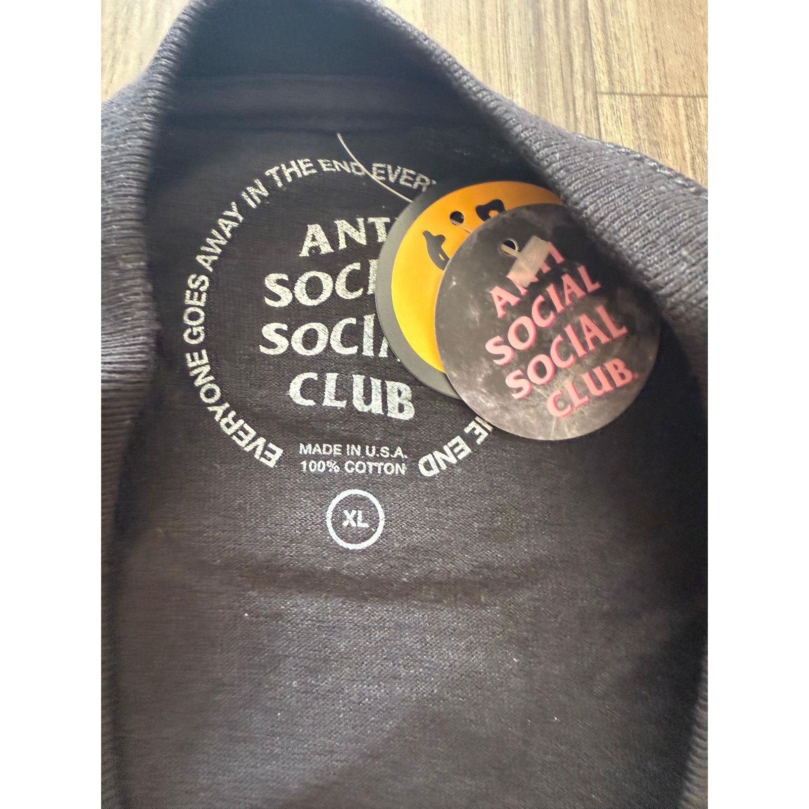 Anti Social Social Club ASSC Junior H Hooney Tee Size US XL / EU 56 / 4 - 3 Thumbnail